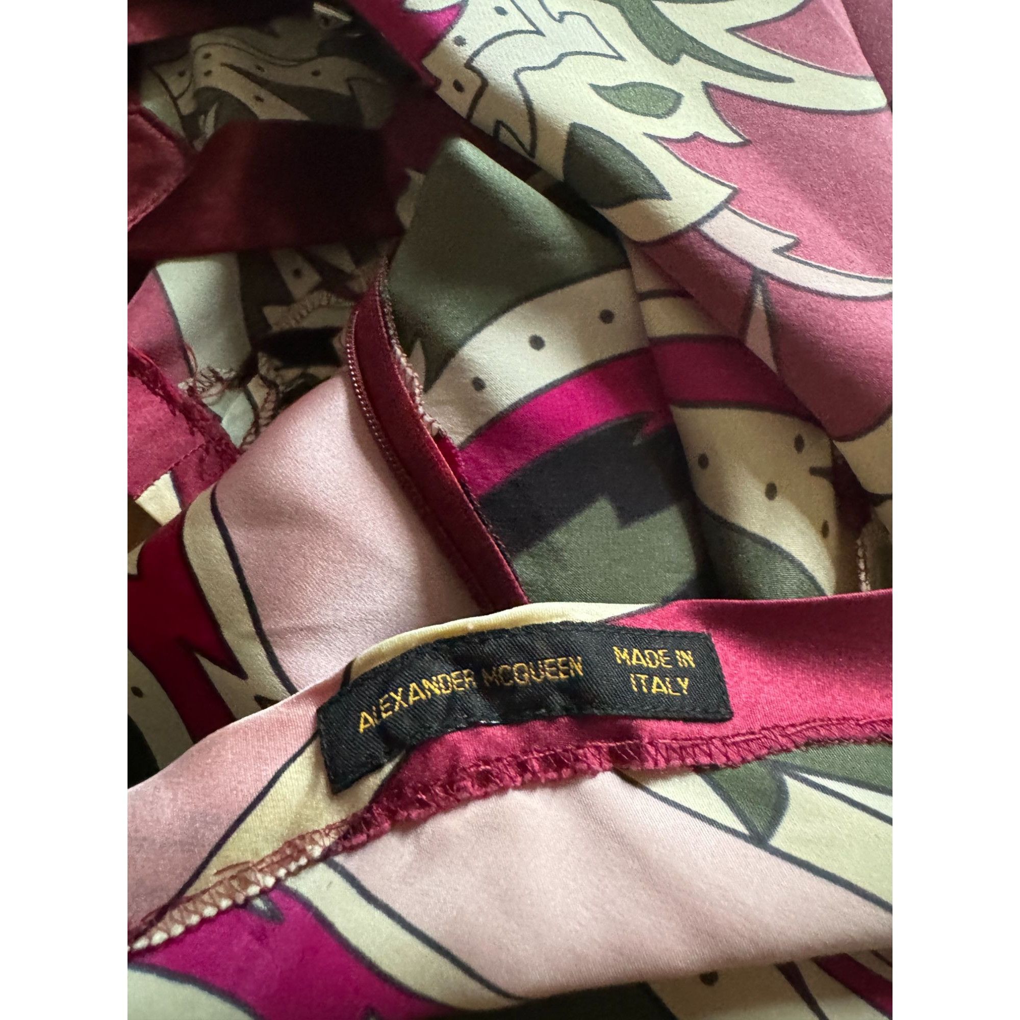 Alexander McQueen Spring Summer 2001 Printed Dress Size S / US 4 / IT 40 - 6 Thumbnail