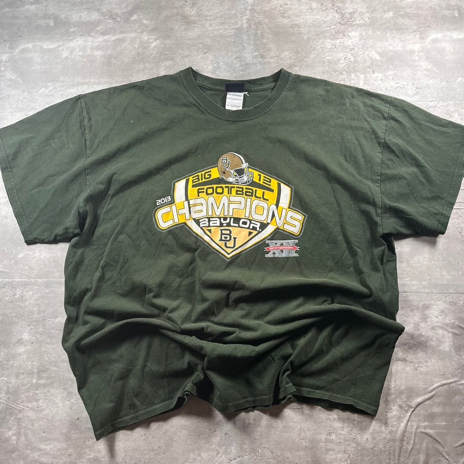 NCAA Y2K Baylor 2012 football graphic t shirt Size US XXL / EU 58 / 5 - 1 Thumbnail