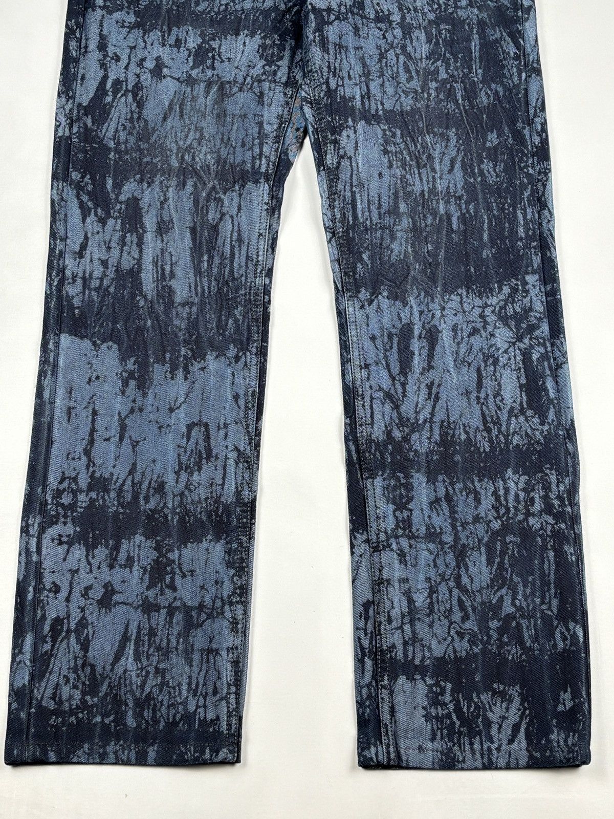 Issey Miyake S/S 2014 Bleach Effect Denim Jeans Size US 32 / EU 48 - 4 Thumbnail