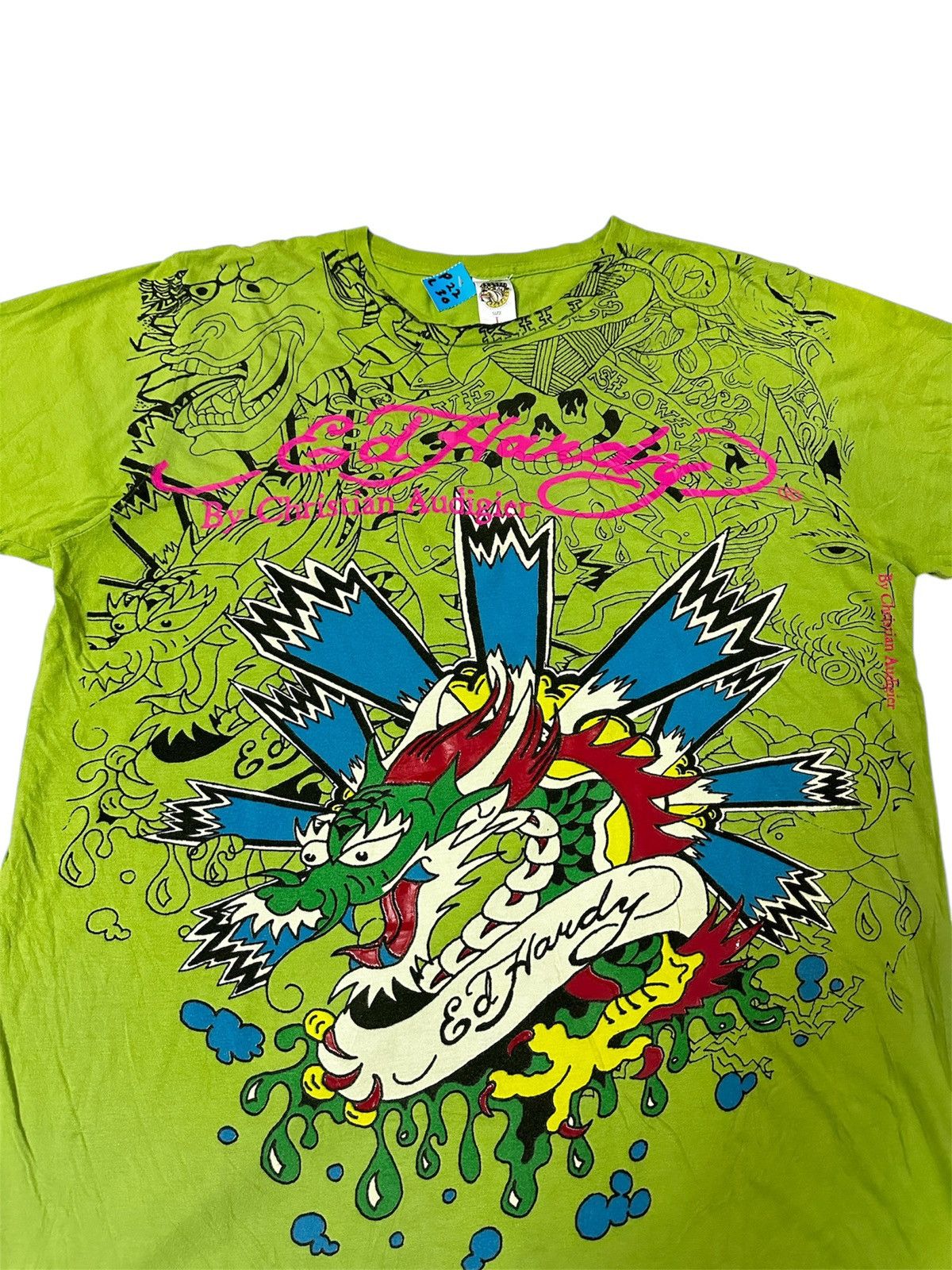 GOA 2000 Ed Hardy By Christian Audigier Y2K Jnco Goa Lgb Style Size US L / EU 52-54 / 3 - 2 Thumbnail