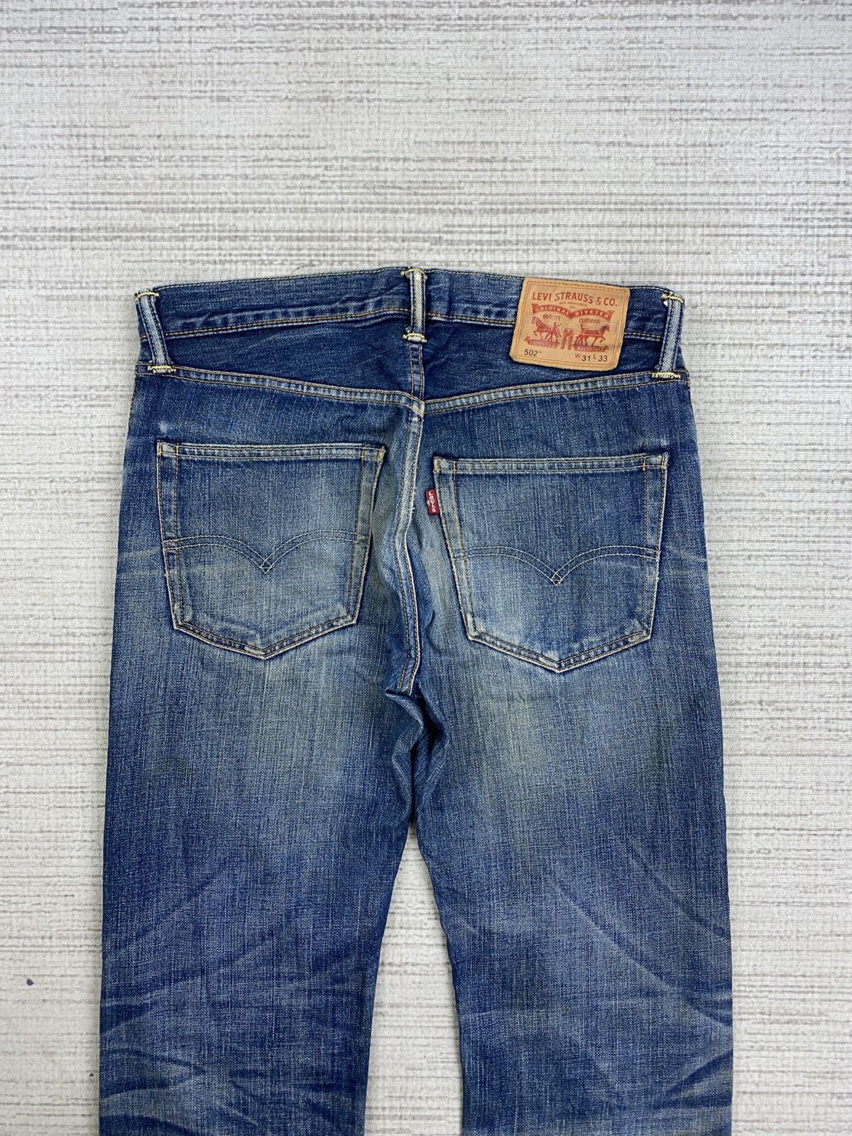 Levi's Vintage Levi’s 502 Distressed Denim Jeans Size US 33 - 8 Thumbnail