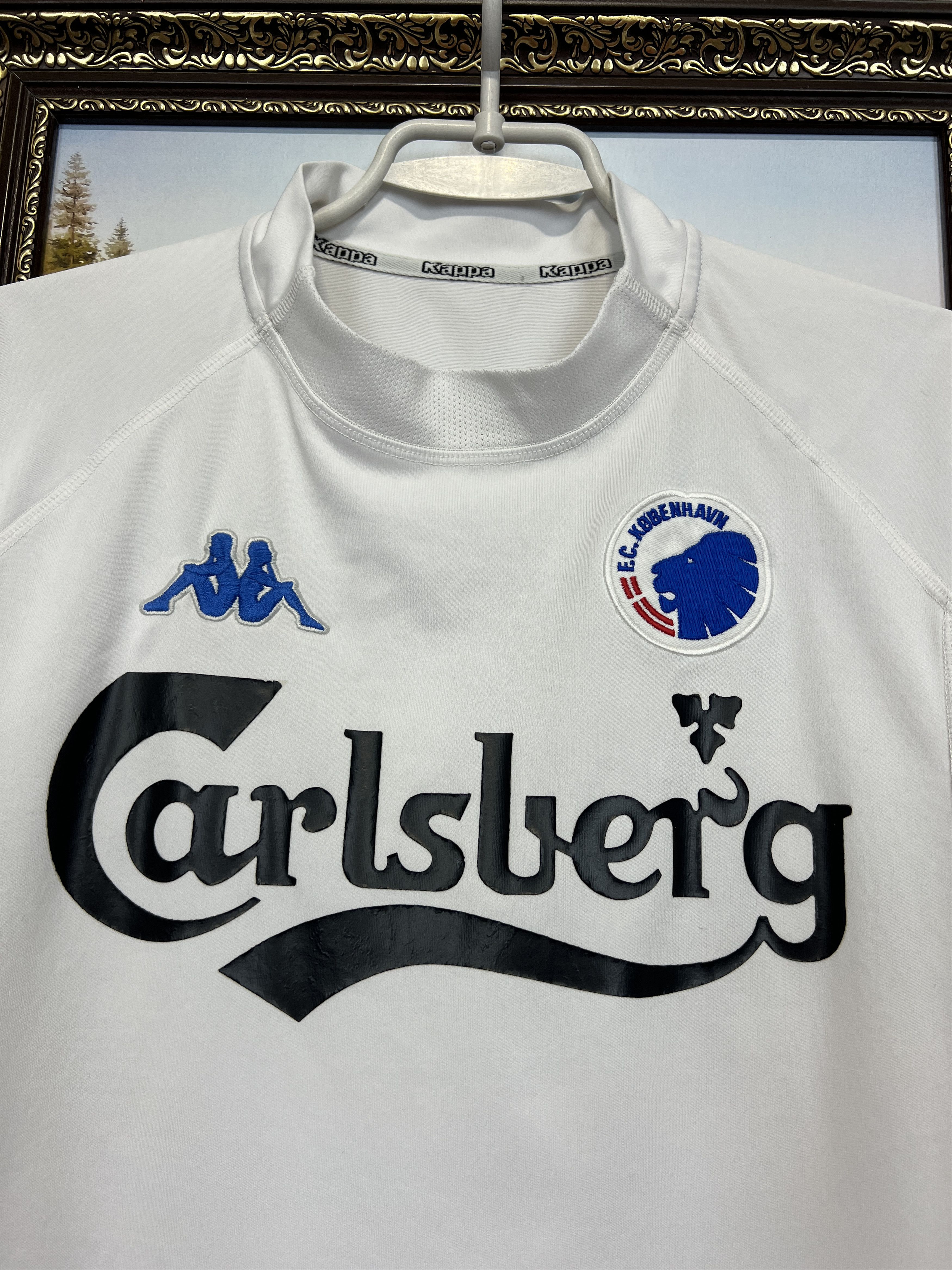 Kappa Kobenhavn Copenhagen football shirt Soccer Jersey Trikot Size US L / EU 52-54 / 3 - 3 Thumbnail