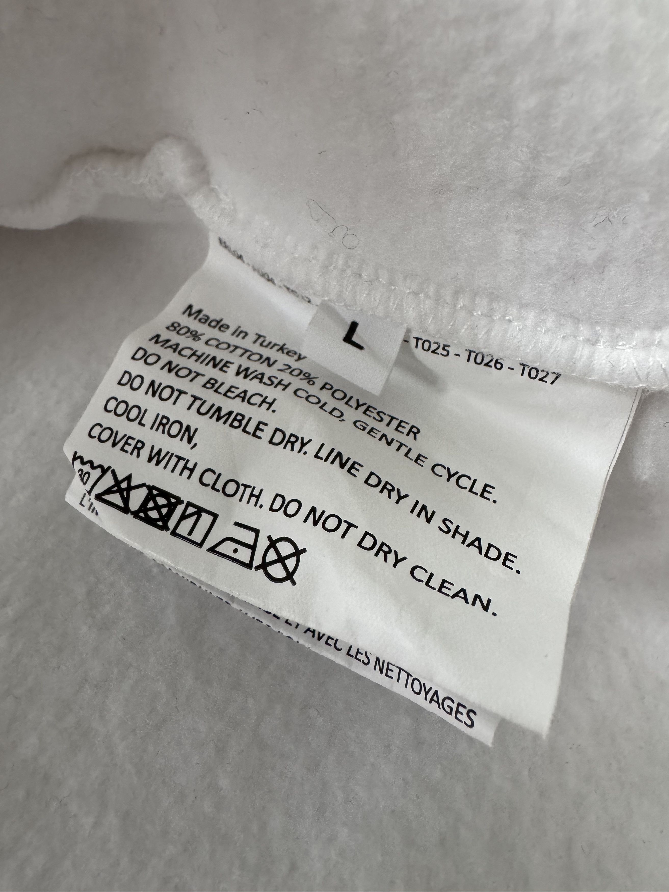 ERL ERL Swirl Fleece Hoodie, White Size US L / EU 52-54 / 3 - 3 Thumbnail
