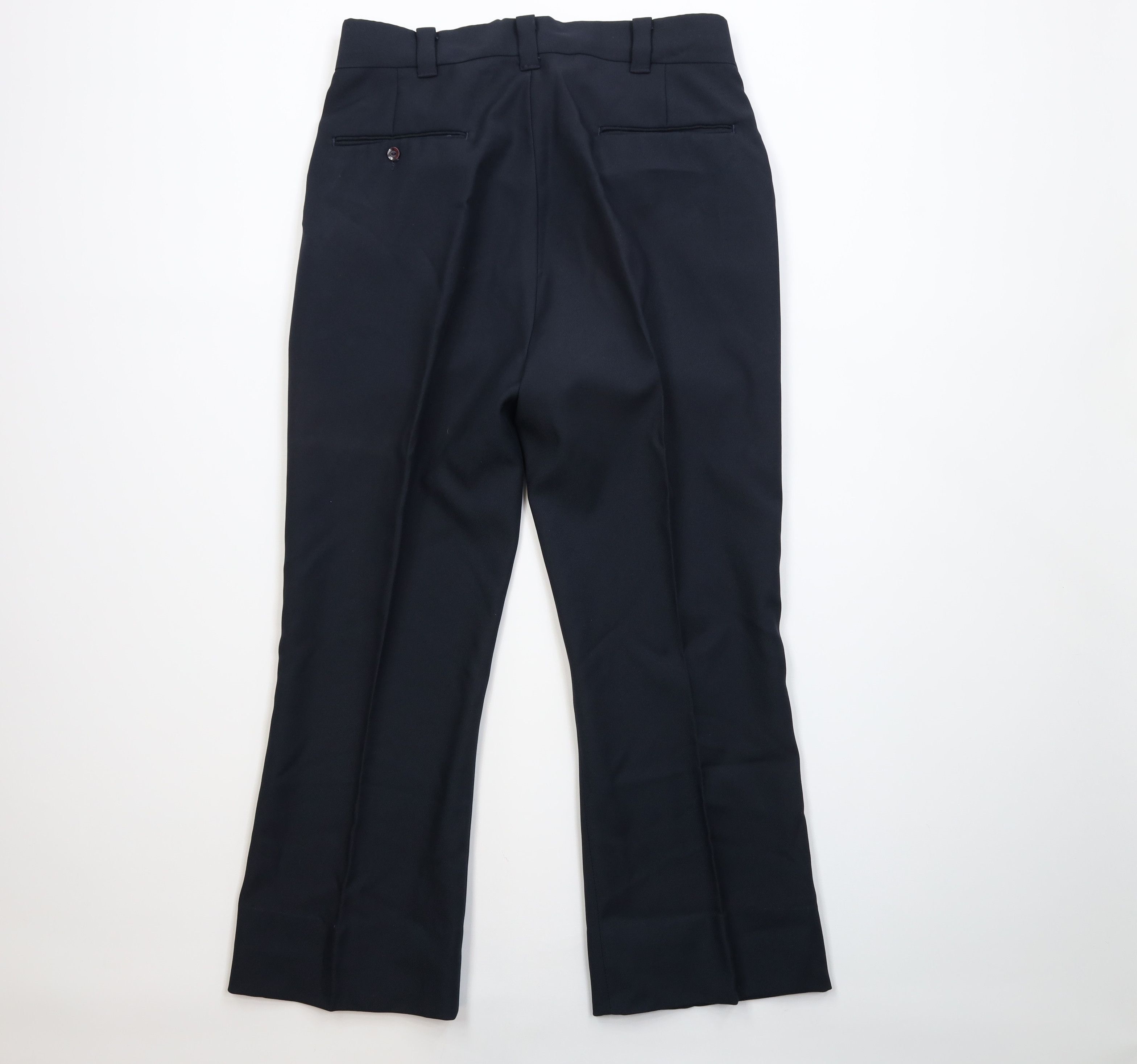Vintage Vintage 70s Streetwear Flared Wide Leg Chino Pants Blue USA Size US 32 / EU 48 - 9 Thumbnail