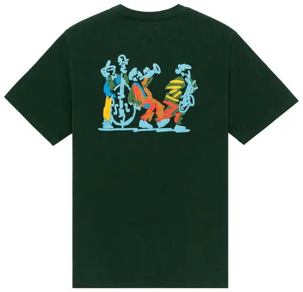Aime Leon Dore × Drake's o1mle0925 ALD Drake's Blues Tee in Green Size US XS / EU 42 / 0 - 2 Thumbnail