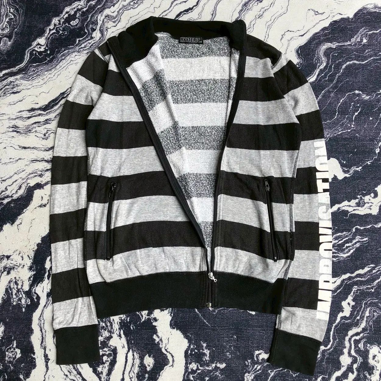 Hysteric Glamour Hysteric Glamour "IMPROVISATION" Striped Jacket Size S / US 4 / IT 40 - 2 Thumbnail