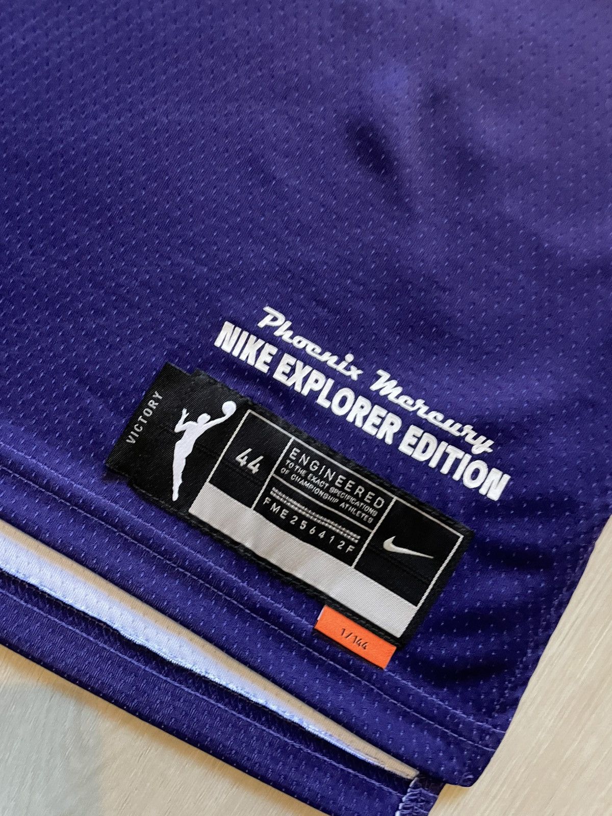 Nike Diana Taurasi #3 Phoenix Mercury Explorer Edition WNBA Sz 44 Size US L / EU 52-54 / 3 - 2 Thumbnail