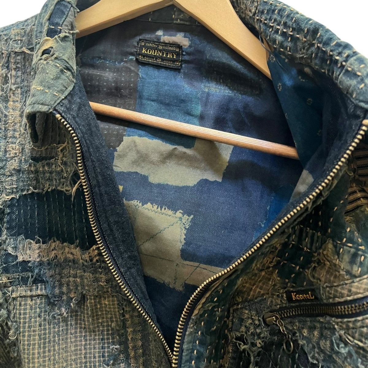 Kapital × Kapital Kountry Kapital Maria boro denim jacket Size US M / EU 48-50 / 2 - 7 Thumbnail