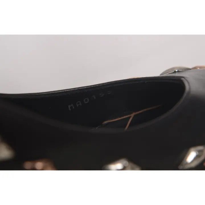 Louis Vuitton Louis Vuitton Black Pointed Toe Heels with Diamond Design - Size US 8 / IT 38 - 7 Thumbnail
