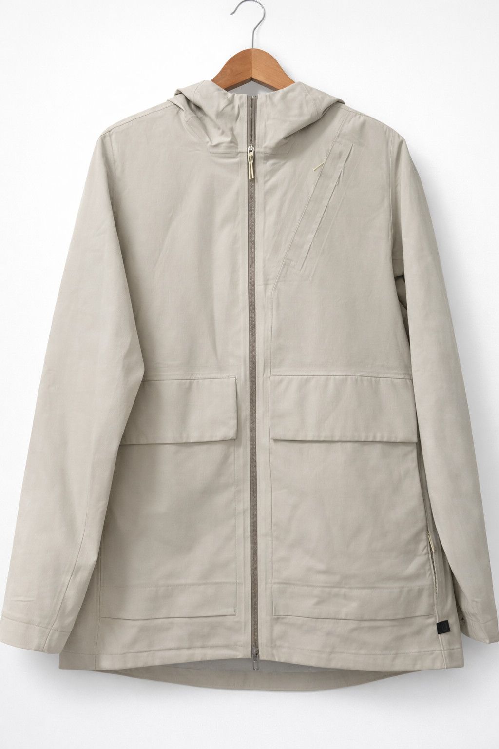 Lululemon Lululemon Hooded Rain Jacket Off-White Neon Zip – M Size US M / EU 48-50 / 2 - 1 Thumbnail