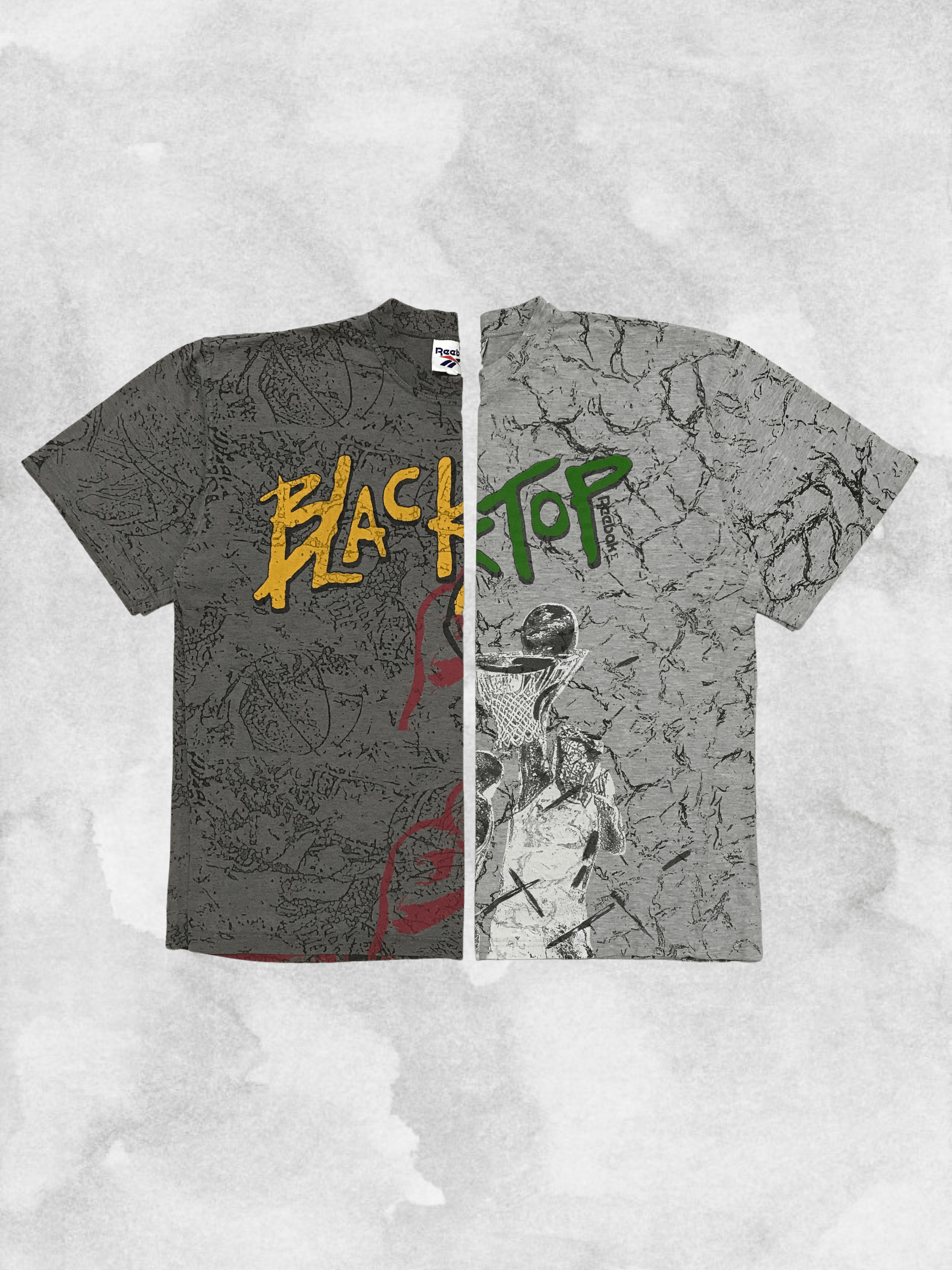 Reebok REEBOK BlackTop Vintage SET T-SHIRTS 2 Tee Basketball 90s Size US XL / EU 56 / 4 - 1 Thumbnail