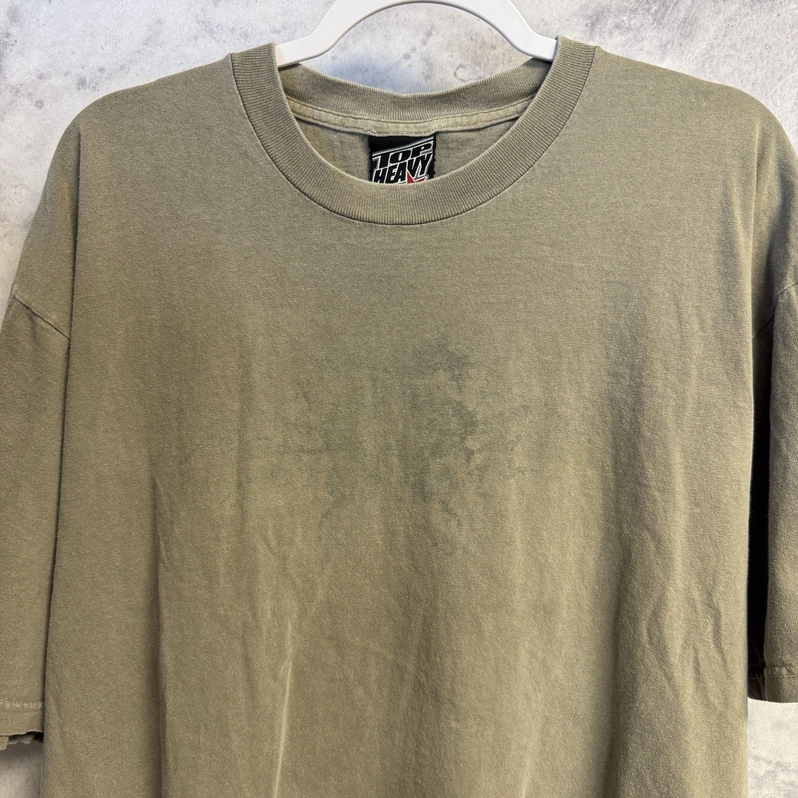 Vintage Vintage Top Heavy T Shirt Mens XL Gray Short Sleeve Y2K Skat Size US XL / EU 56 / 4 - 1 Thumbnail