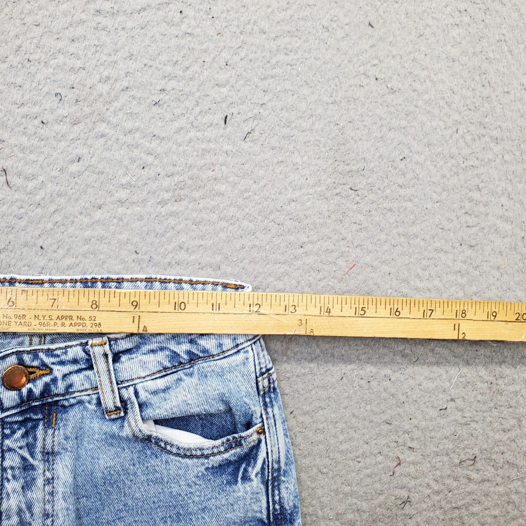 Zara Zara Jeans Women's 2 Blue Denim Stretch Boho Streetwear Medium Wash Straight Leg Jeans Womens Size 2 Blue Size 26" / US 2 / IT 38 - 6 Thumbnail