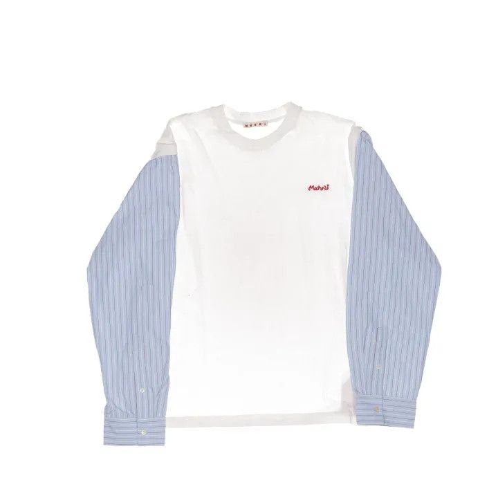 Marni Marni Logo Long Sleeve T-Shirt Size US M / EU 48-50 / 2 - 1 Thumbnail