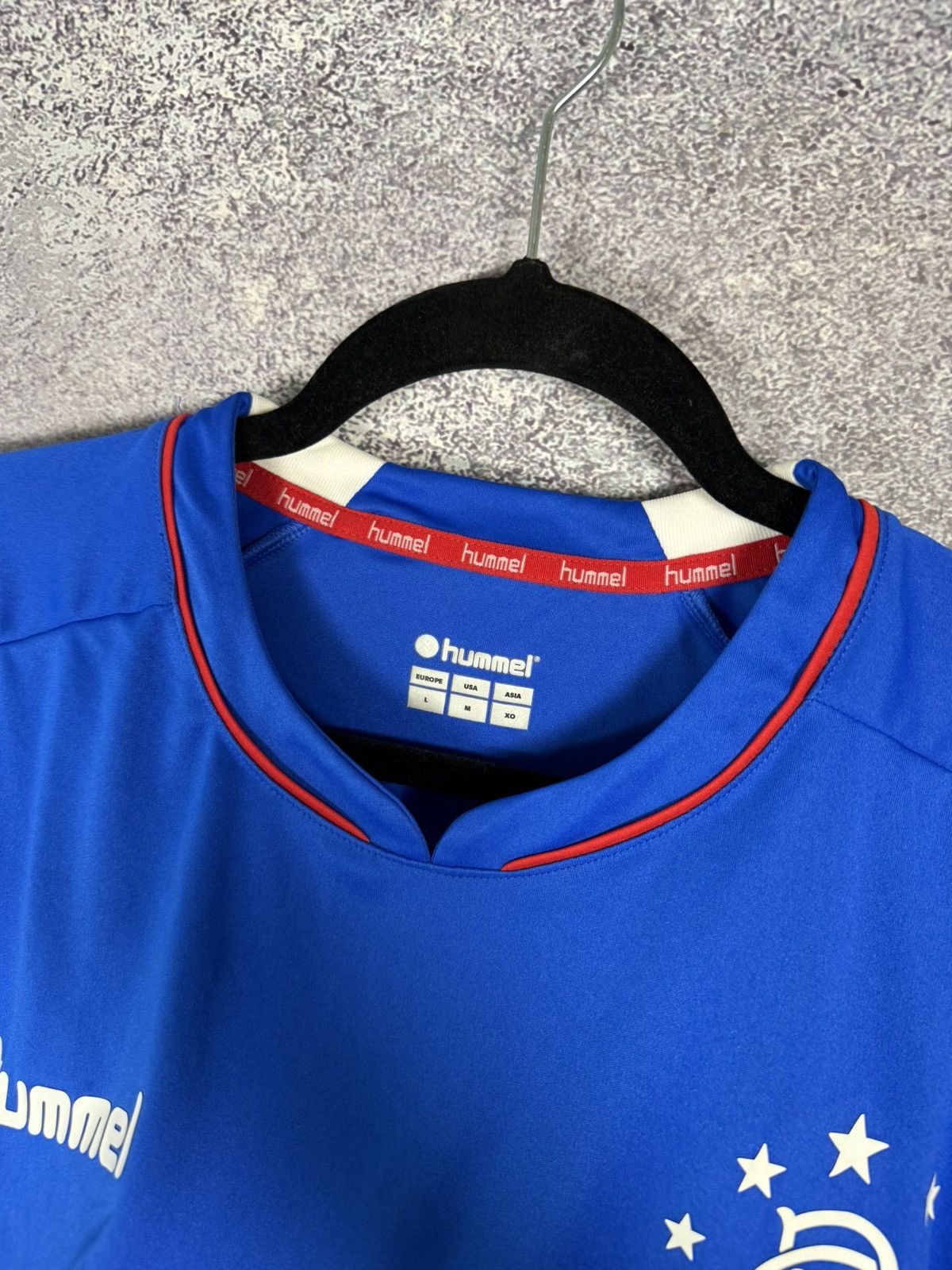Hummel × Vintage Vintage Rangers FC 2018/19 Hummel Soccer Jersey Blokcore Size US M / EU 48-50 / 2 - 11 Thumbnail