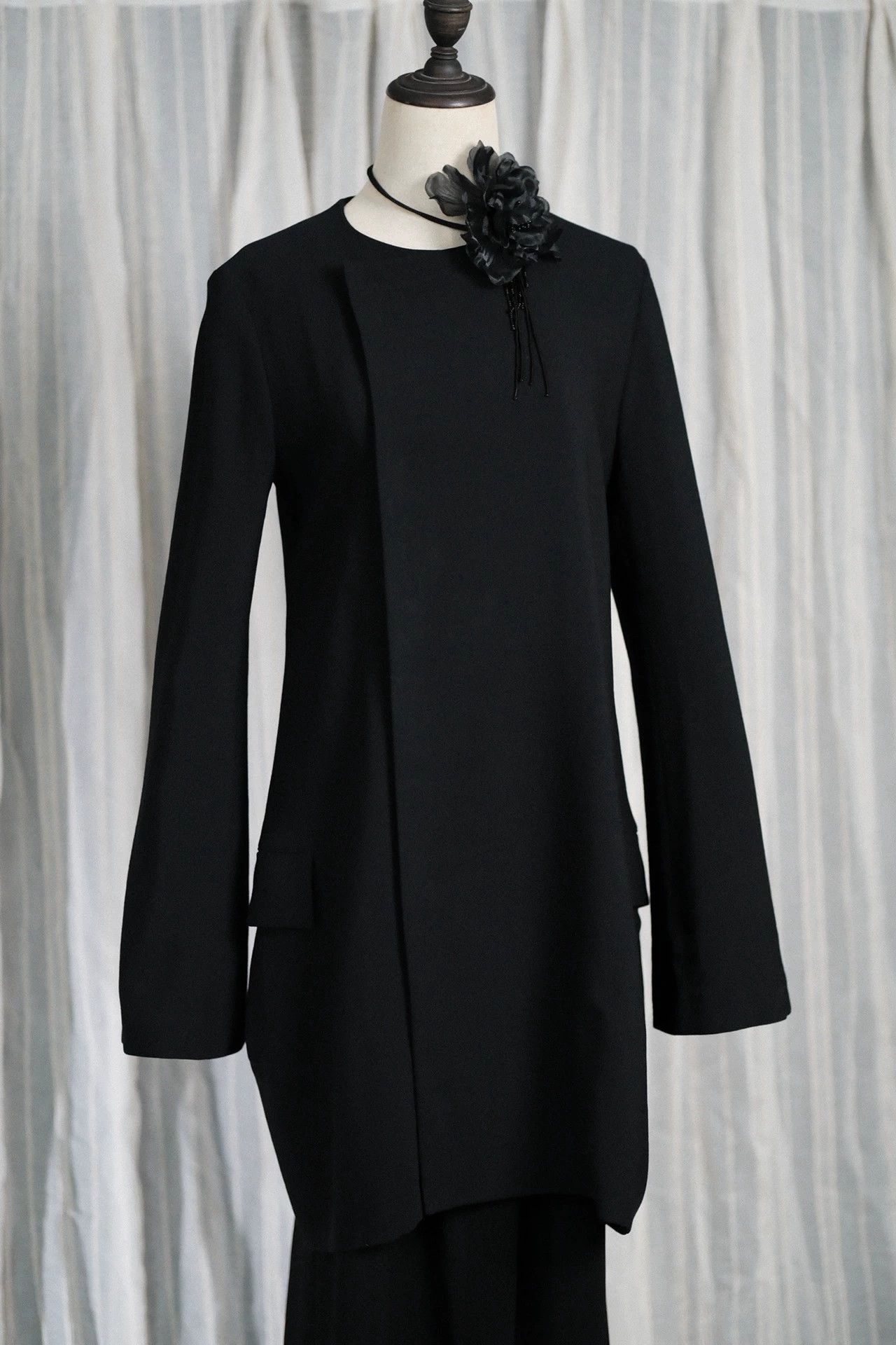 Yohji Yamamoto Yohji Yamamoto 1997 AW Dior Tribute Decon Black Top Size S / US 4 / IT 40 - 6 Thumbnail