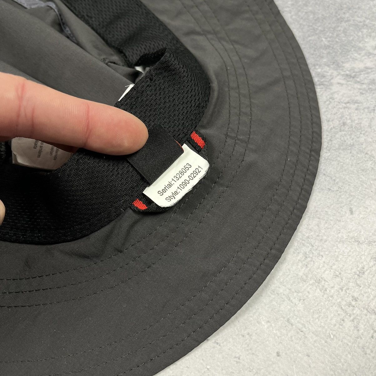 Mammut Mammut Grey Nylon Techwear Gorpcore Bucket Hat Panama Size ONE SIZE - 11 Thumbnail