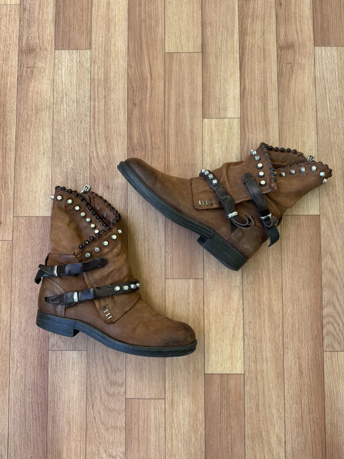 A.S.98 A.S 98 Rare studded boot Size US 6.5 / EU 39-40 - 4 Thumbnail
