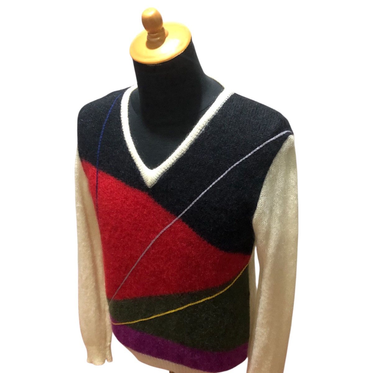 Christian Dior Monsieur × Dior × Vintage Christian Dior Wool Sweater Size L / US 10 / IT 46 - 2 Thumbnail