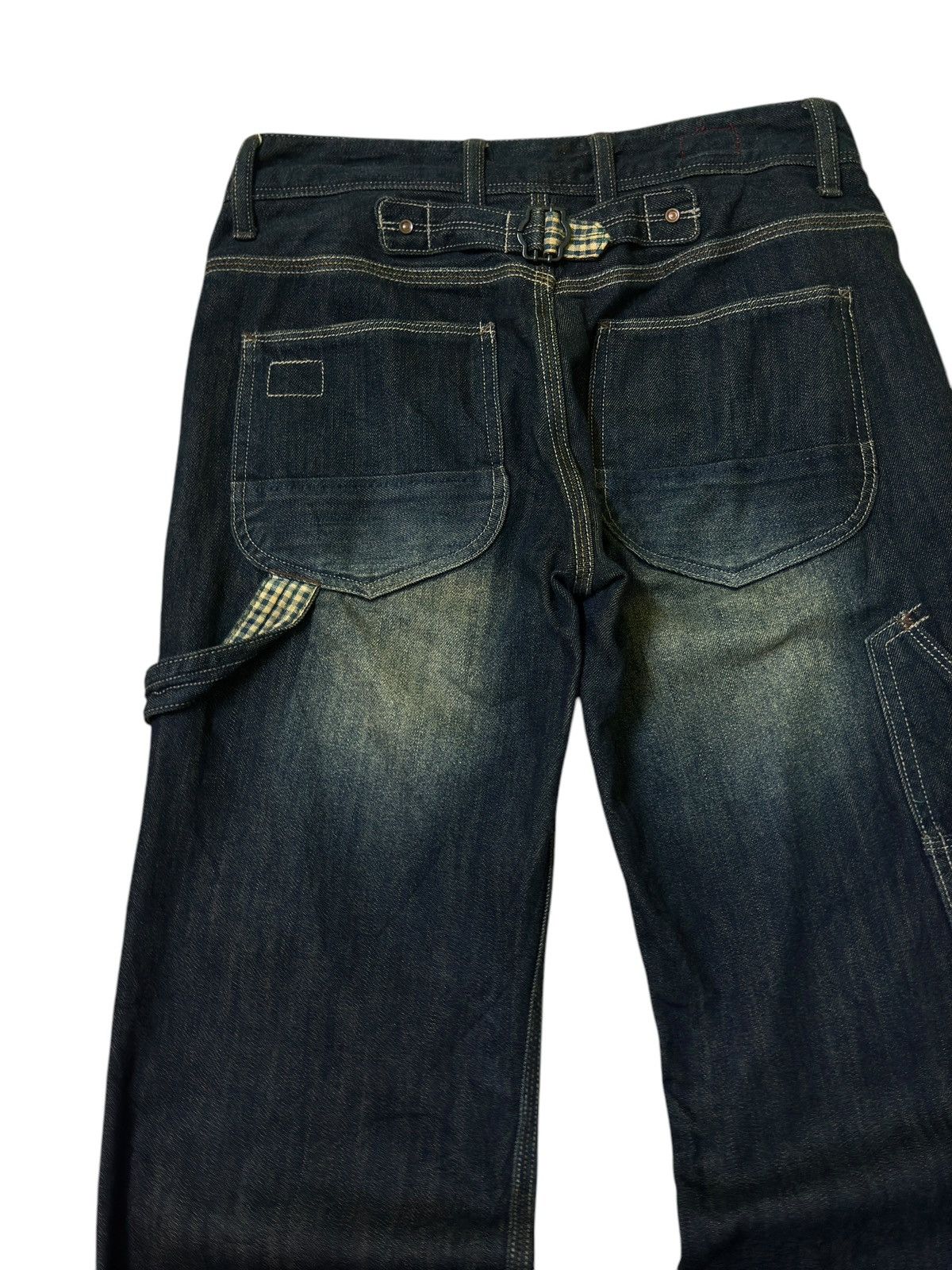 Hysteric Glamour Vintage IN THE GROOVE Baker Pants Muddy Wash Worker Denim Size US 28 / EU 44 - 11 Thumbnail