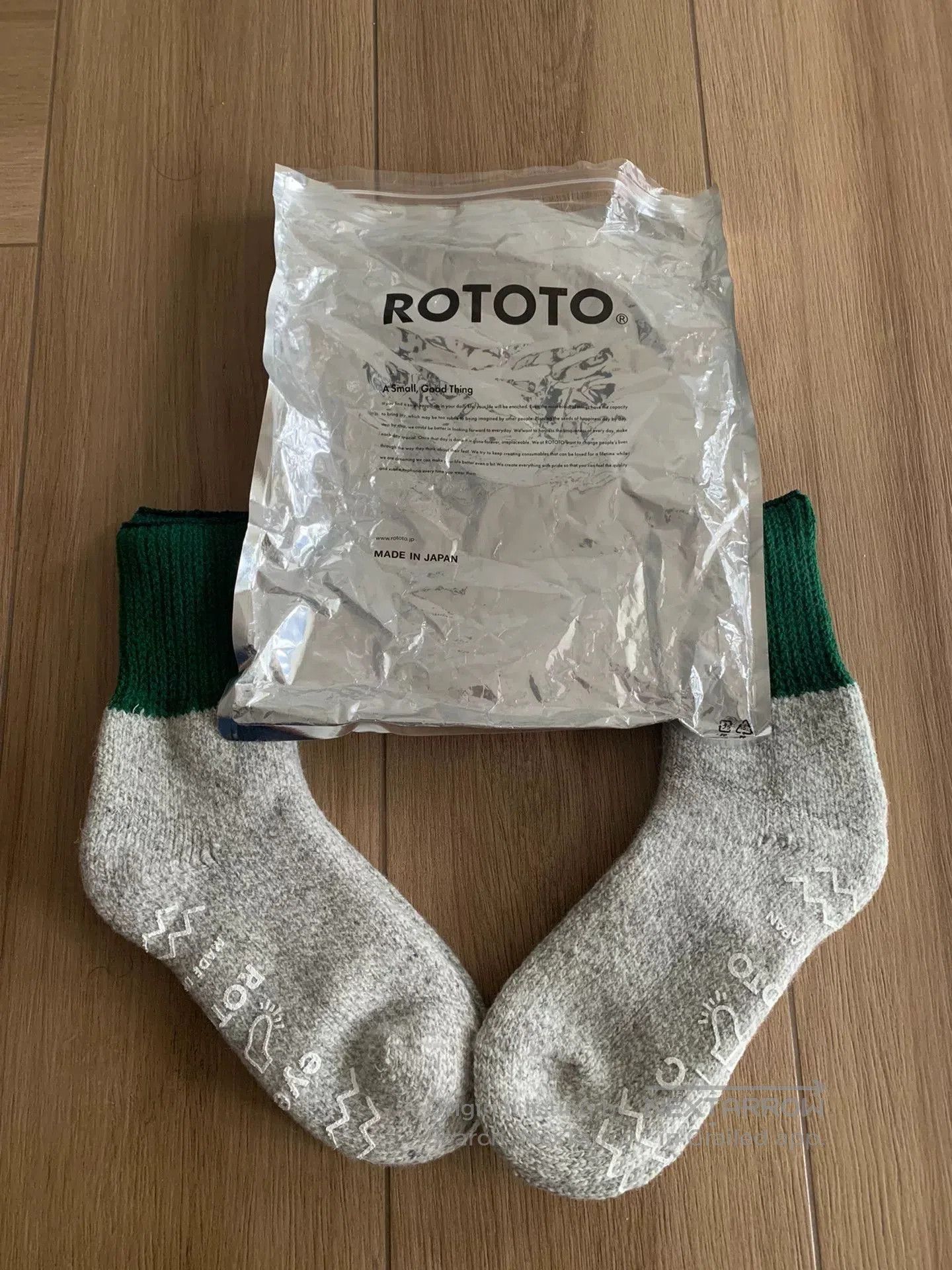 Japanese Brand eye_C x ROTOTO Triple Pack Socks. Size ONE SIZE - 1 Thumbnail