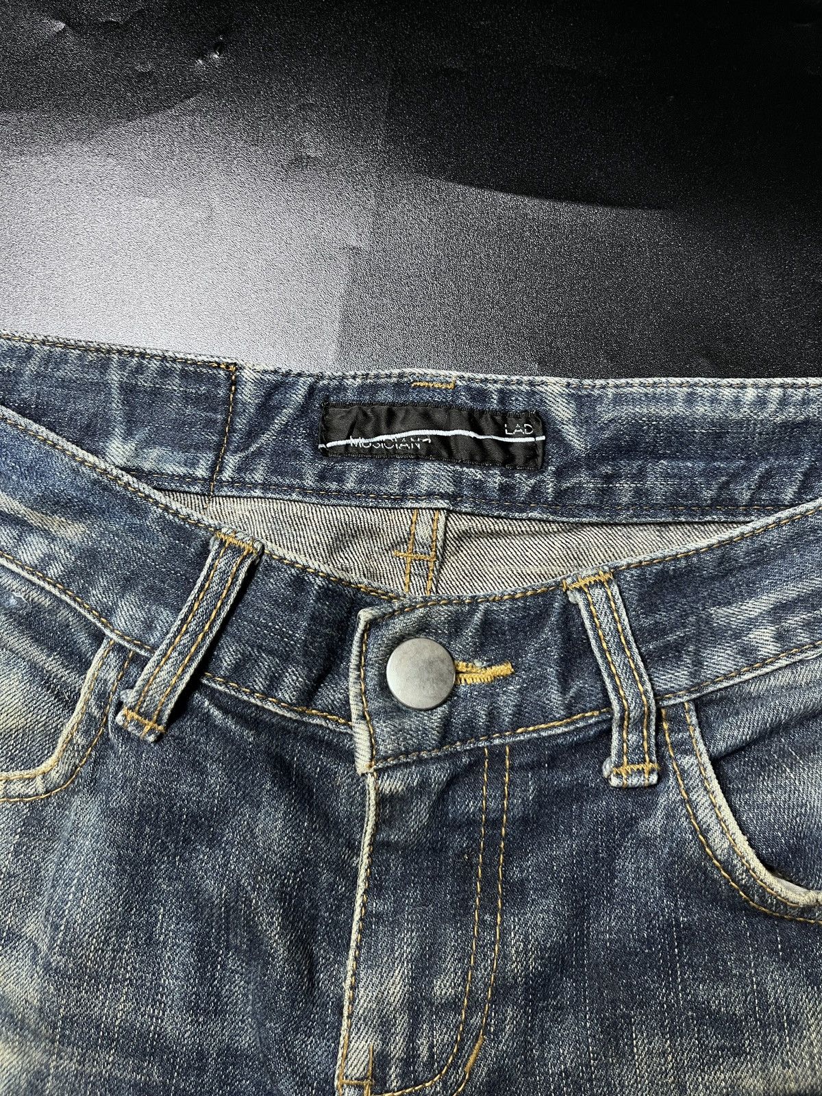 Lad Musician Archive Lad Musician Acid Bleach Distressed Skinny Jeans Size US 30 / EU 46 - 8 Thumbnail