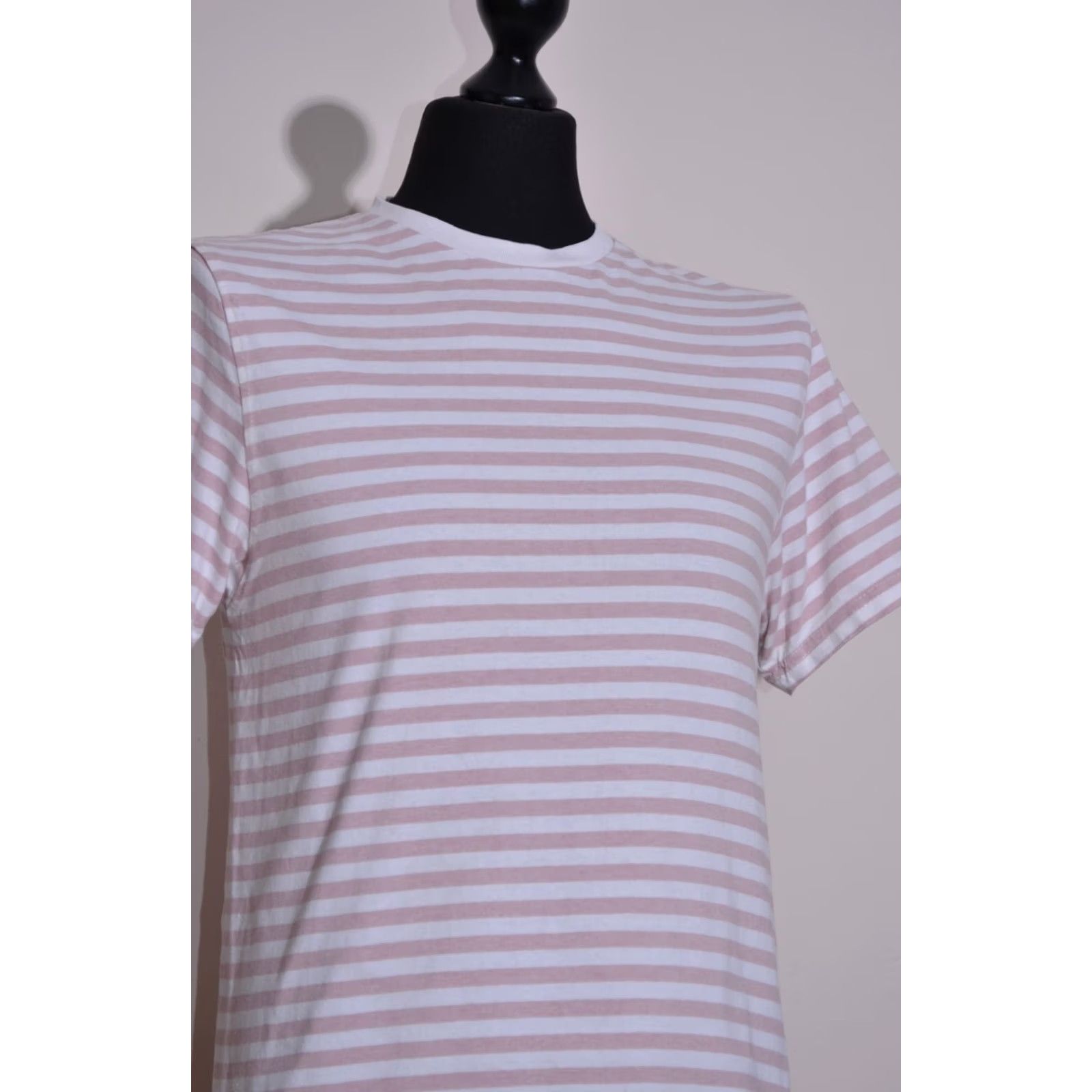 Folk FOLK Shirt Mens Striped Short Sleeve Cotton T-Shirt Size M Purple Campaign 3 / M Size US M / EU 48-50 / 2 - 2 Thumbnail
