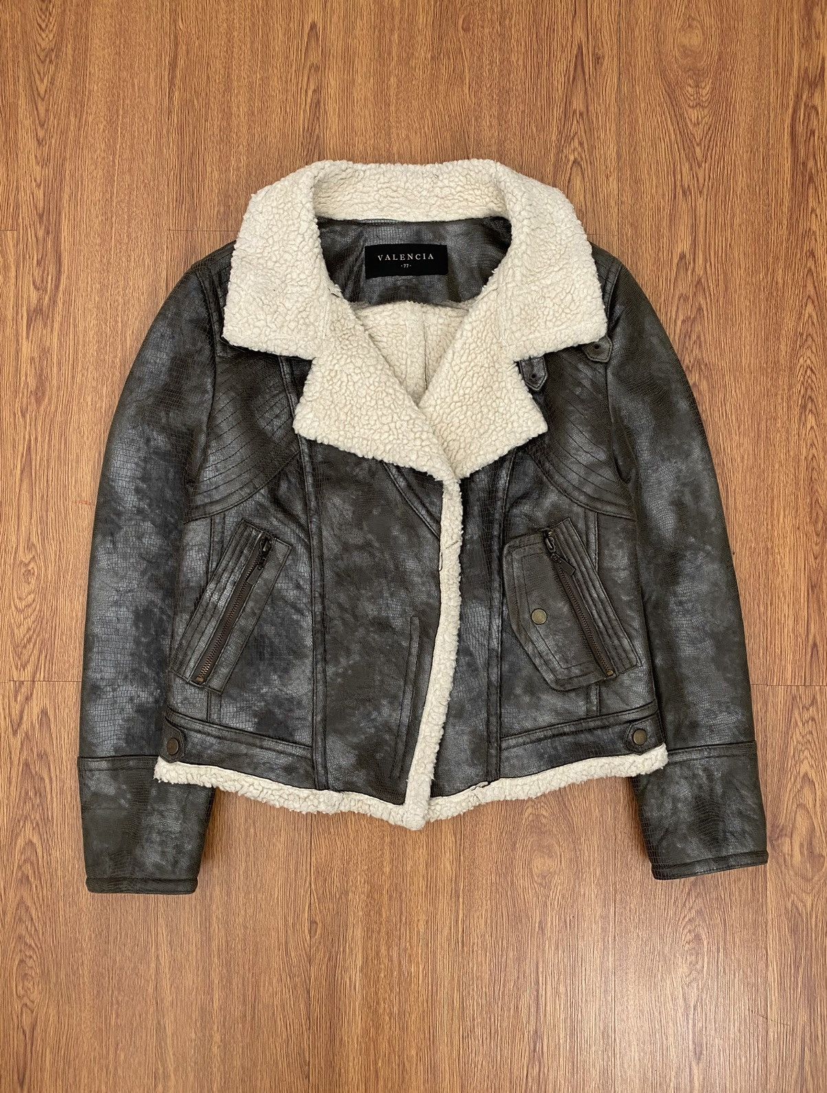 If Six Was Nine × Japanese Brand × Le Grande Bleu (L.G.B.) Valencia texture leather jacket Size US M / EU 48-50 / 2 - 5 Thumbnail