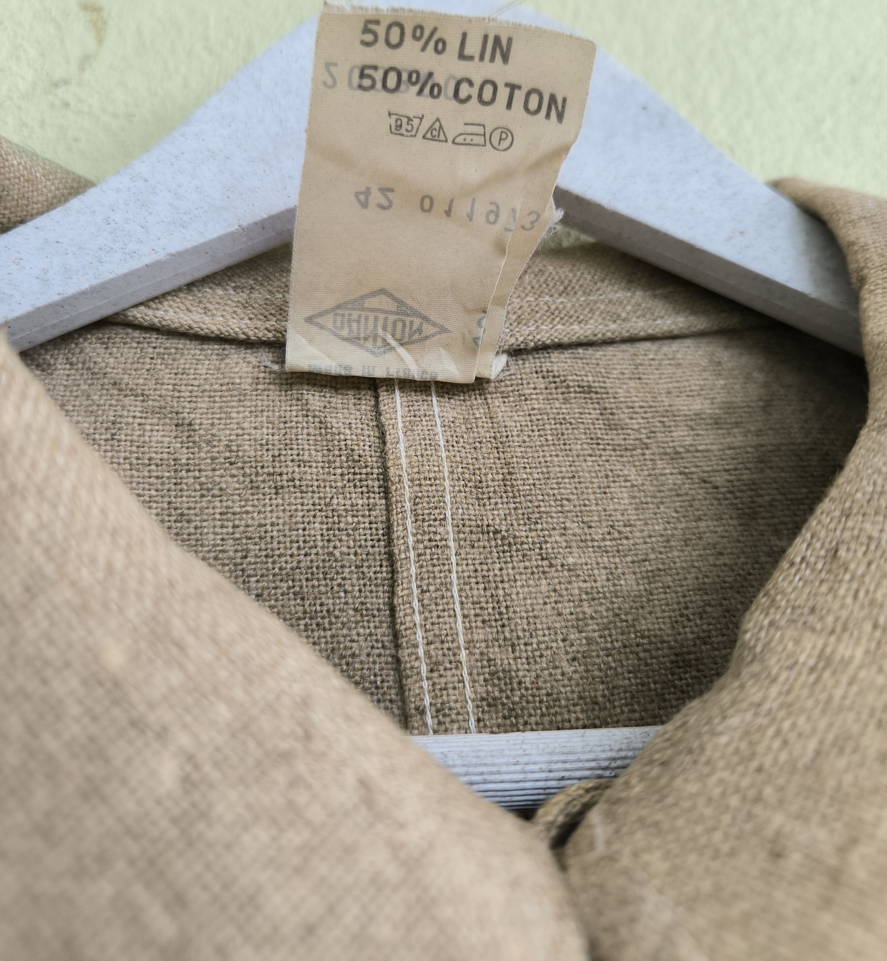 Danton × Vintage Vtg DANTON linen workwear jacket Size US M / EU 48-50 / 2 - 6 Thumbnail
