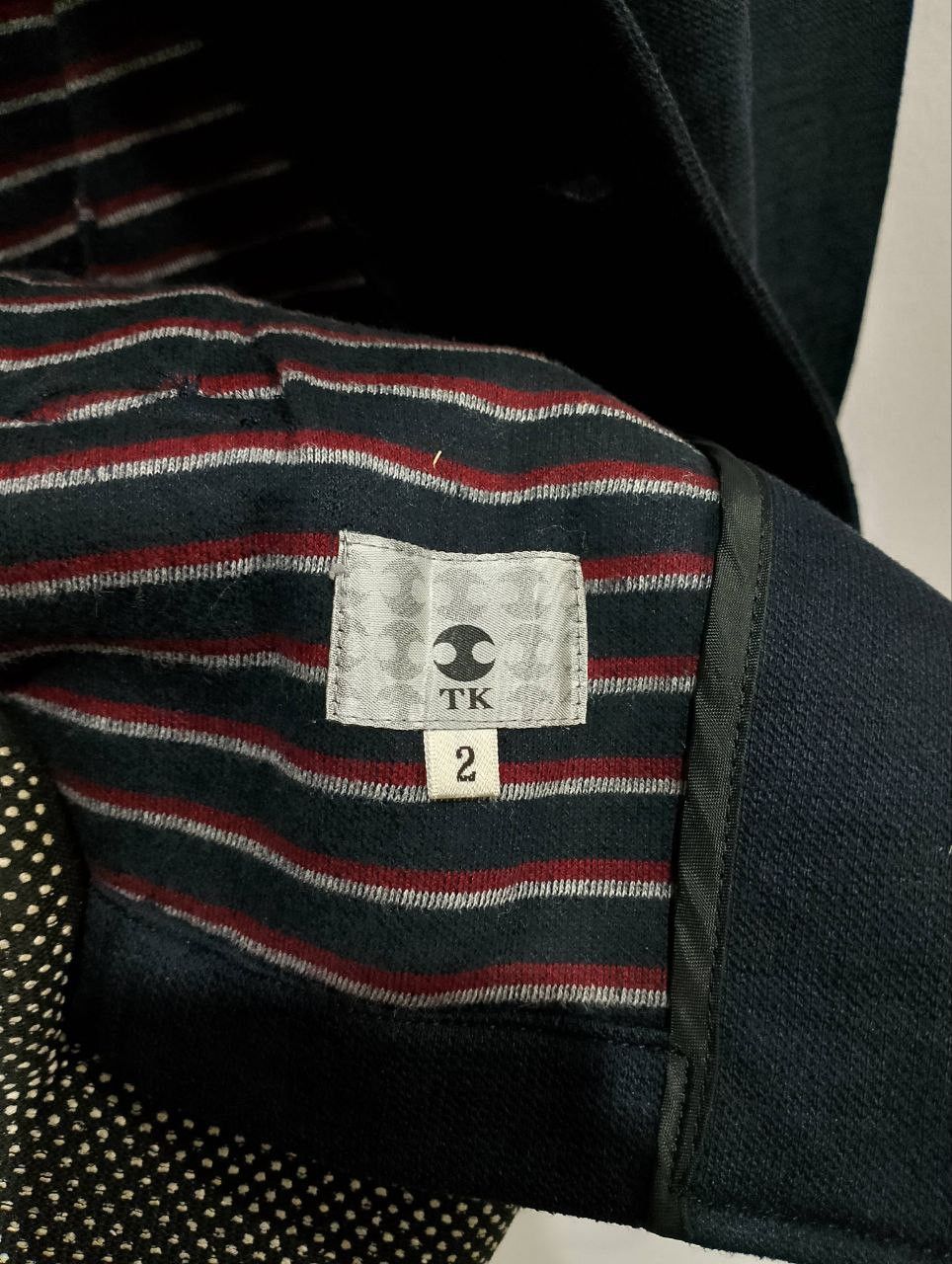 Takeo Kikuchi TAKEO KIKUCHI Japan Plaid Dark Blue Wool Blend Jacket Size US S / EU 44-46 / 1 - 9 Thumbnail