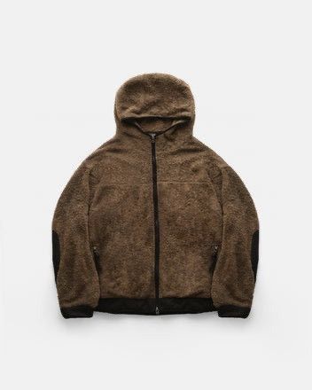 18 East 18 East Tempo LTE Hooded Fleece - Brown Wool Boucle Size US XXL / EU 58 / 5 - 4 Thumbnail