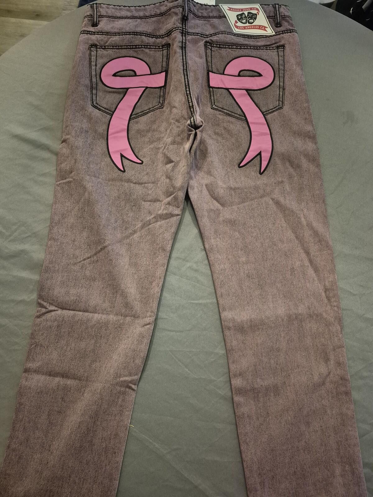 Asaali Asaali Pink Cartel Denim Jeans Size 34 MSRP $350 Size US 34 / EU 50 - 2 Thumbnail