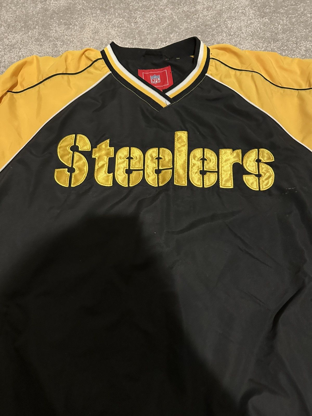 NFL Vintage Steelers Windbreaker Size US L / EU 52-54 / 3 - 1 Thumbnail