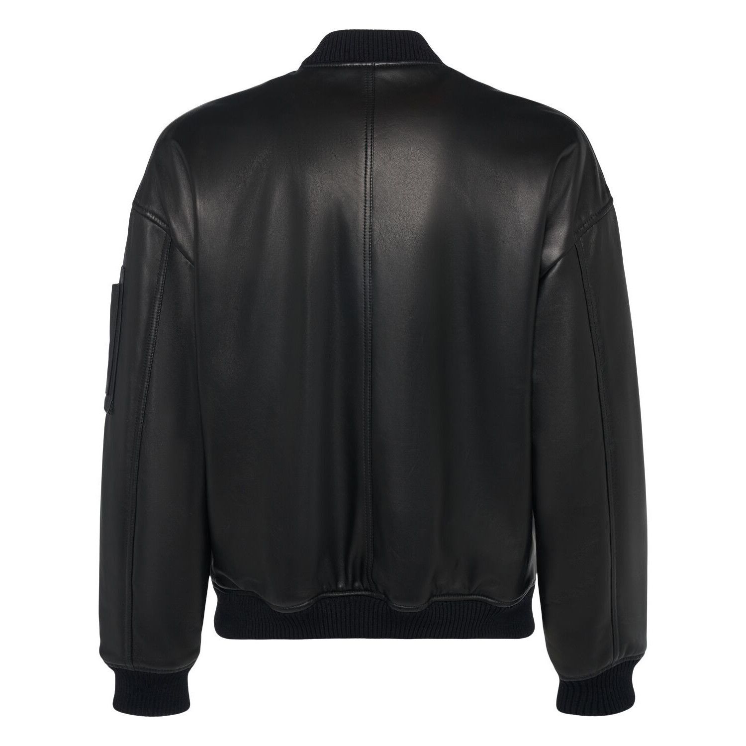 Dsquared2 DSQUARED2 Black Leather Bomber Jacket New & Authentic (Men's Size US XXL / EU 58 / 5 - 2 Thumbnail
