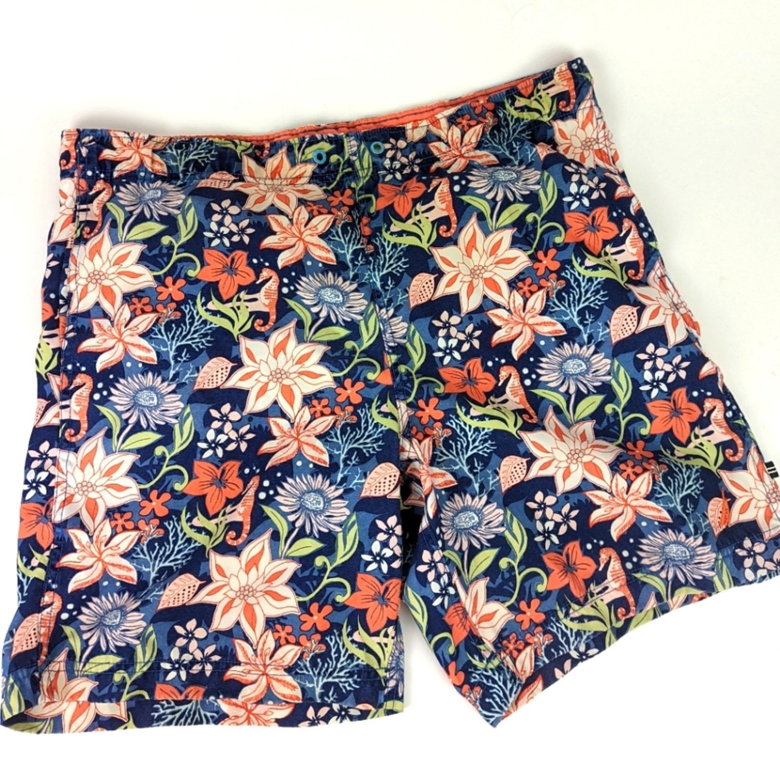 Nautica Nautica Hibiscus Men's Board Shorts Size US 32 / EU 48 - 1 Thumbnail