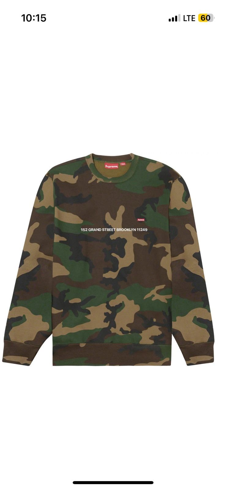Supreme Supreme Small Box Crewneck Brooklyn Store Exclusive FW22 Size US XL / EU 56 / 4 - 5 Thumbnail