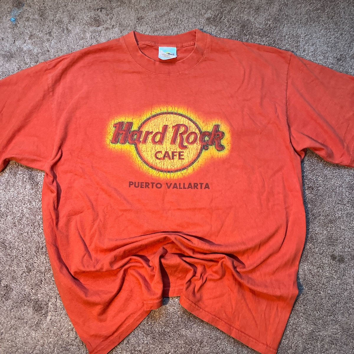 Hard Rock Cafe Rare Hard Rock Cafe Vintage orange tee shirt Size XL Size US XL / EU 56 / 4 - 1 Thumbnail