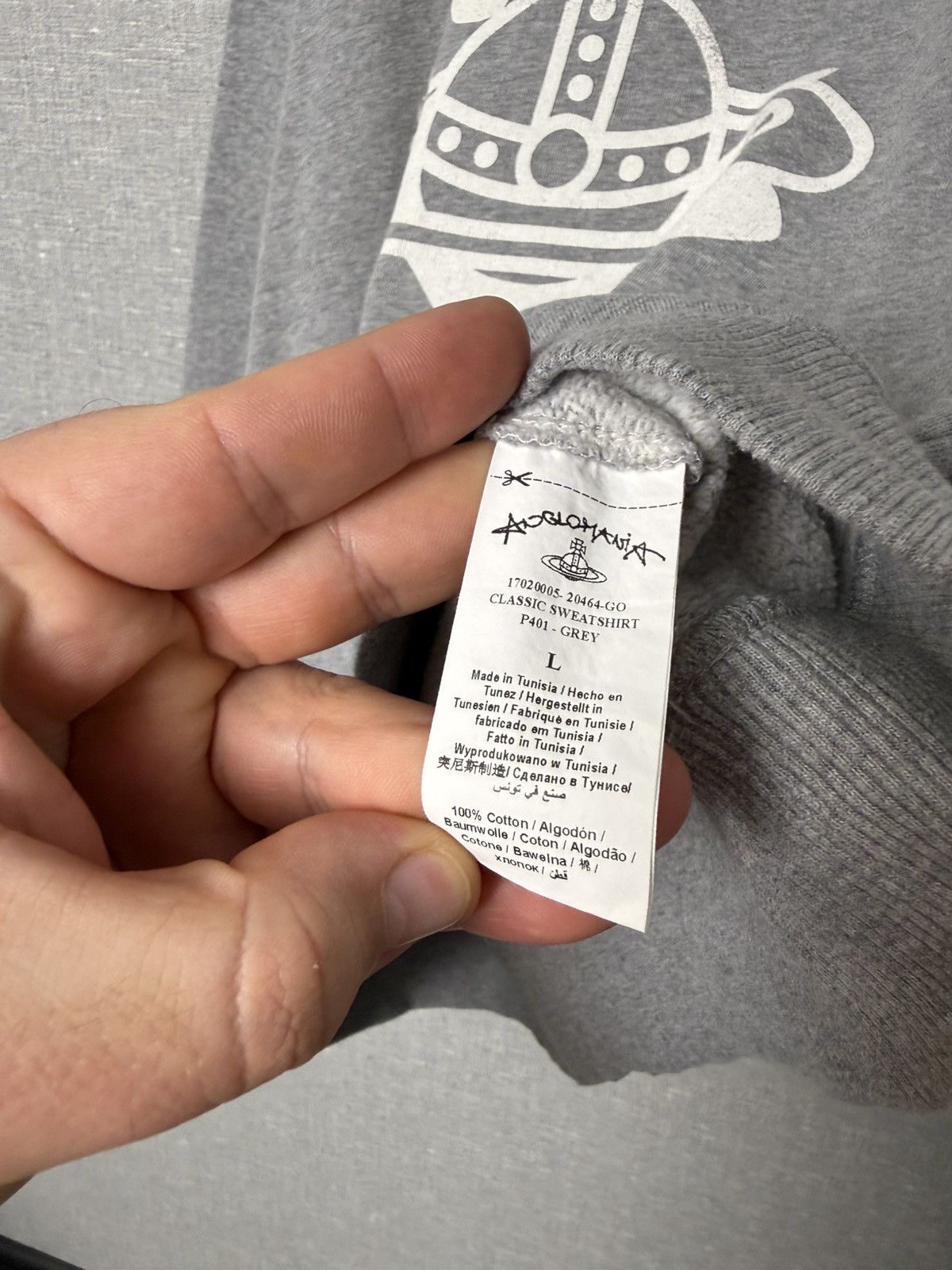 Vivienne Westwood Vivienne Westwood Anglomania Big Logo Crewneck Sweatshirt Size US L / EU 52-54 / 3 - 12 Thumbnail