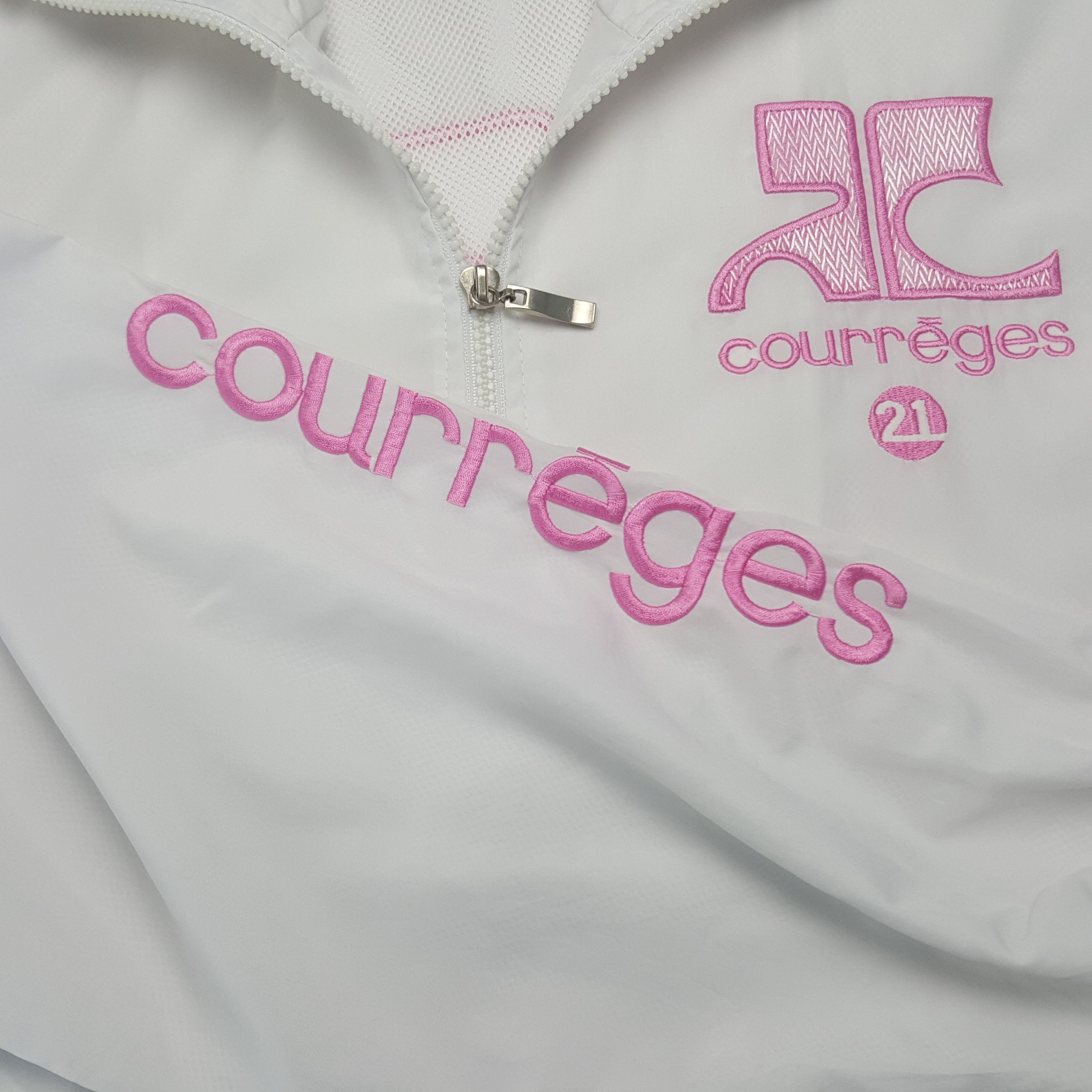 Courreges Vintage Courreges Italian Embroidery Spellout Jacket C291N7 Size US L / EU 52-54 / 3 - 6 Thumbnail