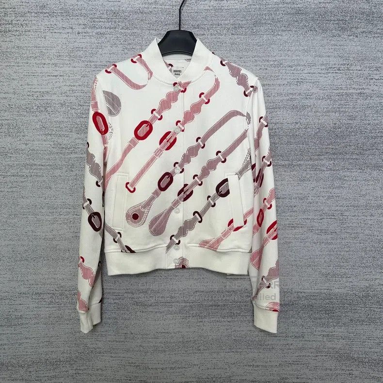Hermes Hermes Lock Chain Knot Printed Jacket Size XS / US 0-2 / IT 36-38 - 2 Thumbnail