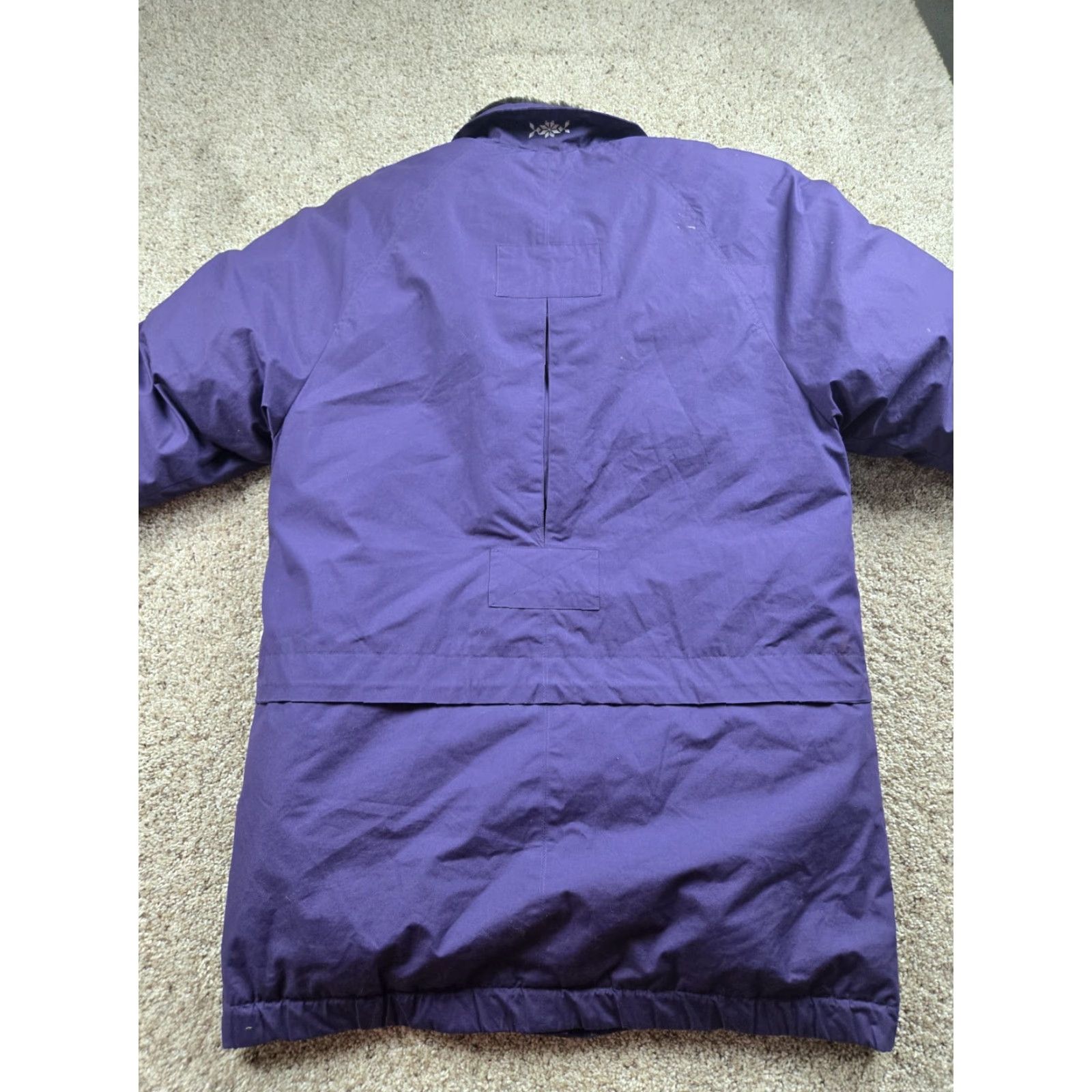 London Fog VINTAGE London Fog Down Jacket Womens Medium Purple Full Zip Parka Pockets Size M / US 6-8 / IT 42-44 - 7 Thumbnail