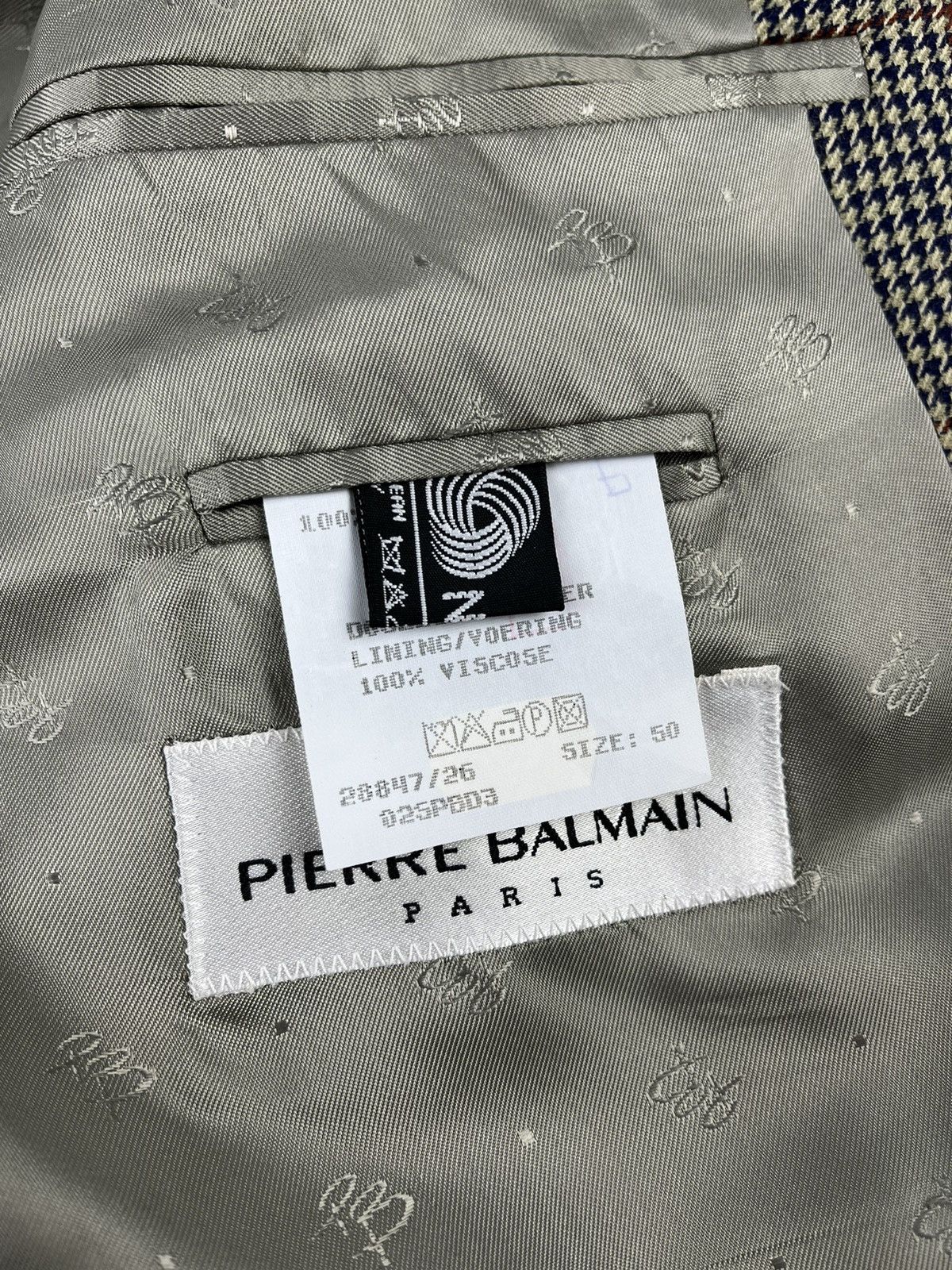 Pierre Balmain Pierre Balmain Paris blazer jacket wool viscose size 50 Size 50R - 10 Thumbnail