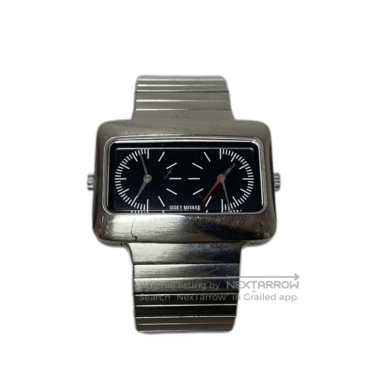 Issey Miyake Vakio Dual Dial Watch.