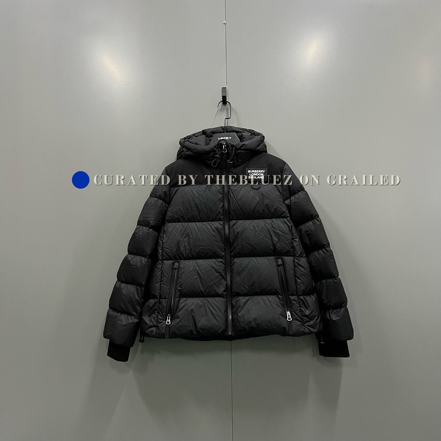 Burberry Burberry 22 Black Logo Down Jacket Size US XL / EU 56 / 4 - 1 Thumbnail