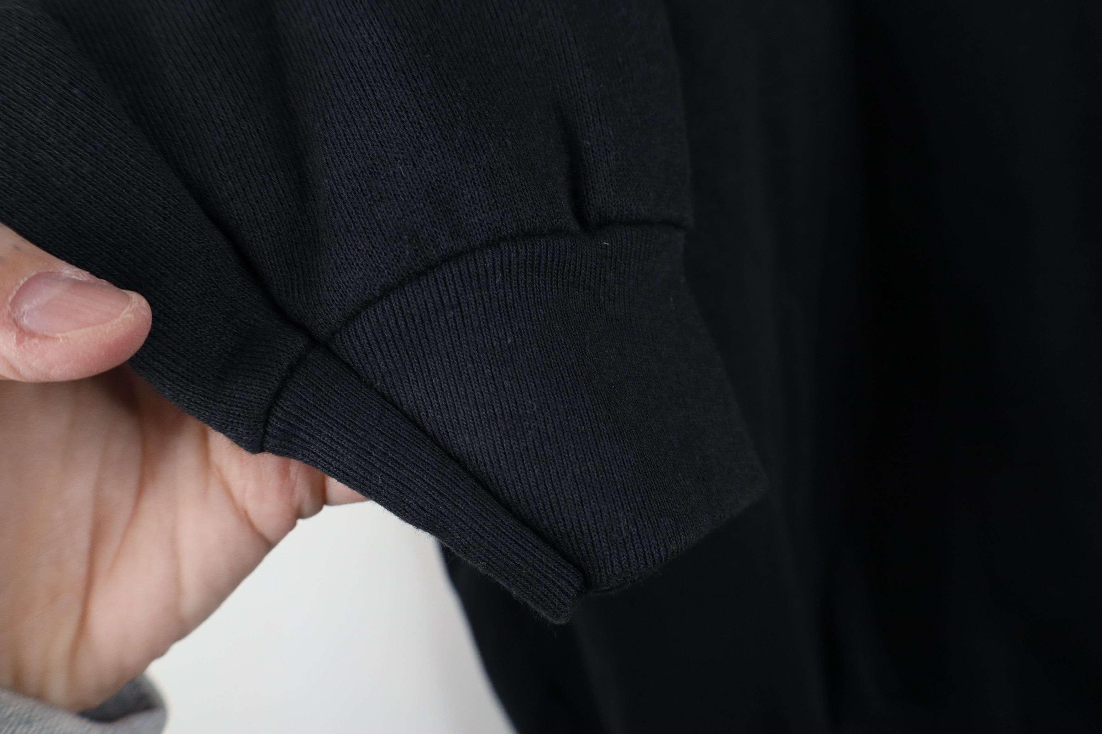 Vintage Vintage 90s Streetwear Blank Crewneck Sweatshirt Black USA Size XL / US 12-14 / IT 48-50 - 5 Thumbnail