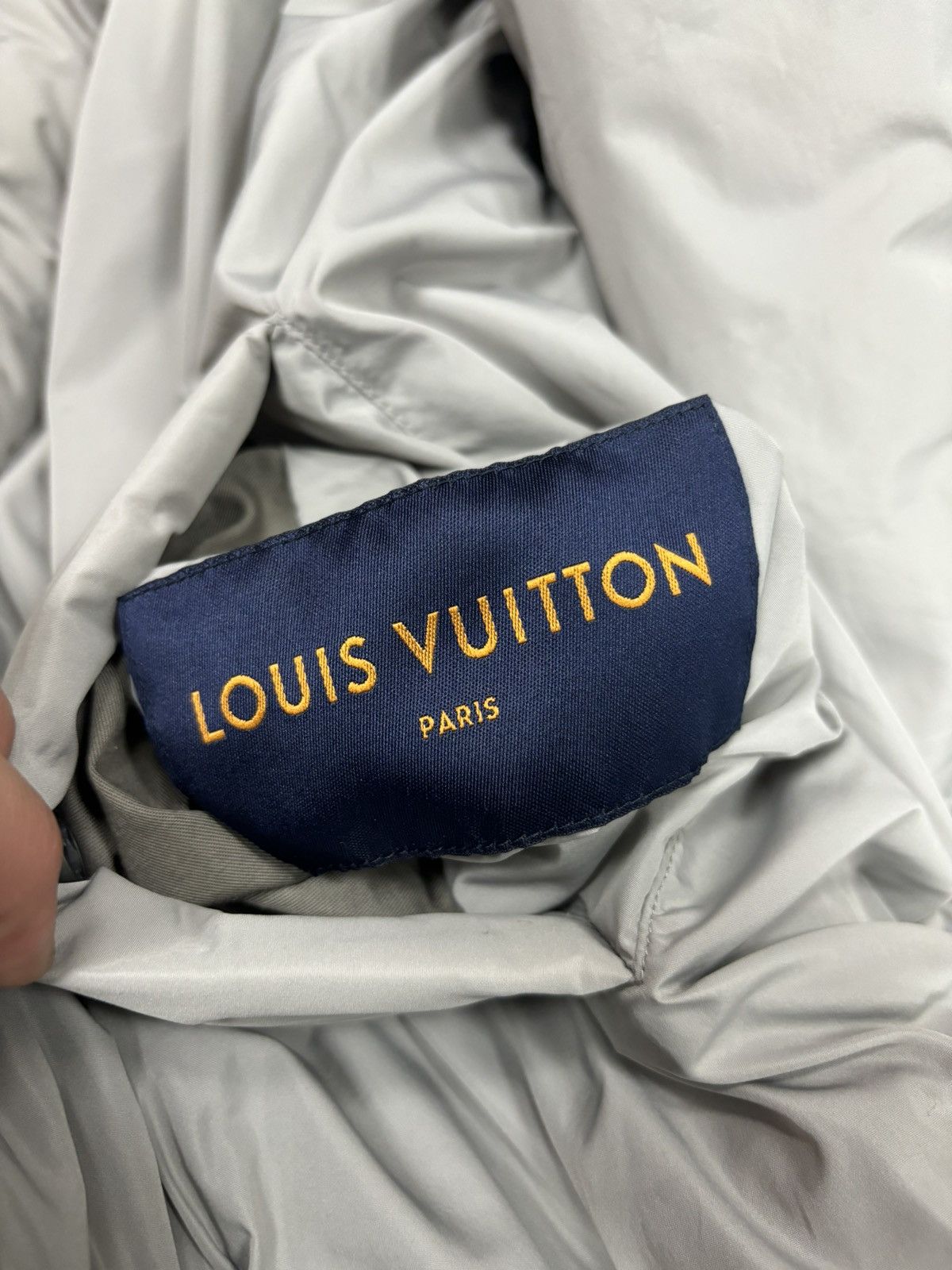 Louis Vuitton Louis Vuitton Monogram Grey Puffer Jacket Reversible 54 Size US L / EU 52-54 / 3 - 4 Thumbnail