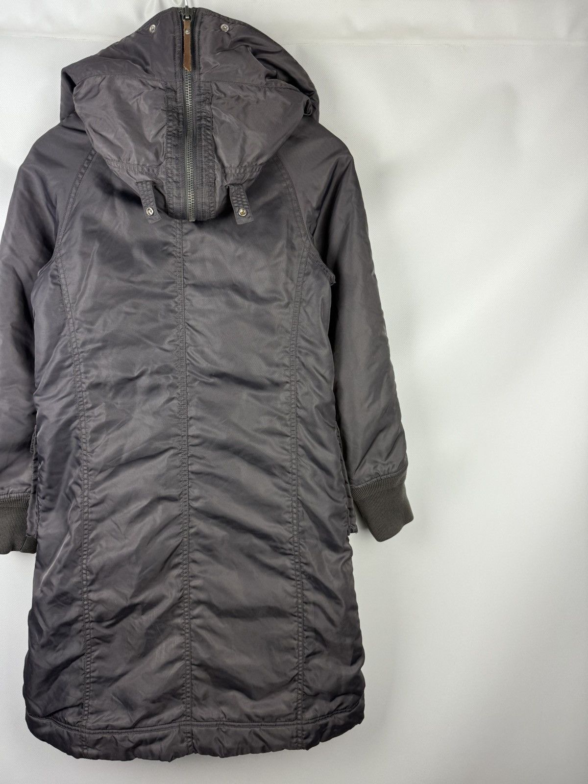 Diesel × Vintage Diesel Vintage Ladies Y2K Nylon Hooded Parka Jacket Size S Size S / US 4 / IT 40 - 15 Thumbnail