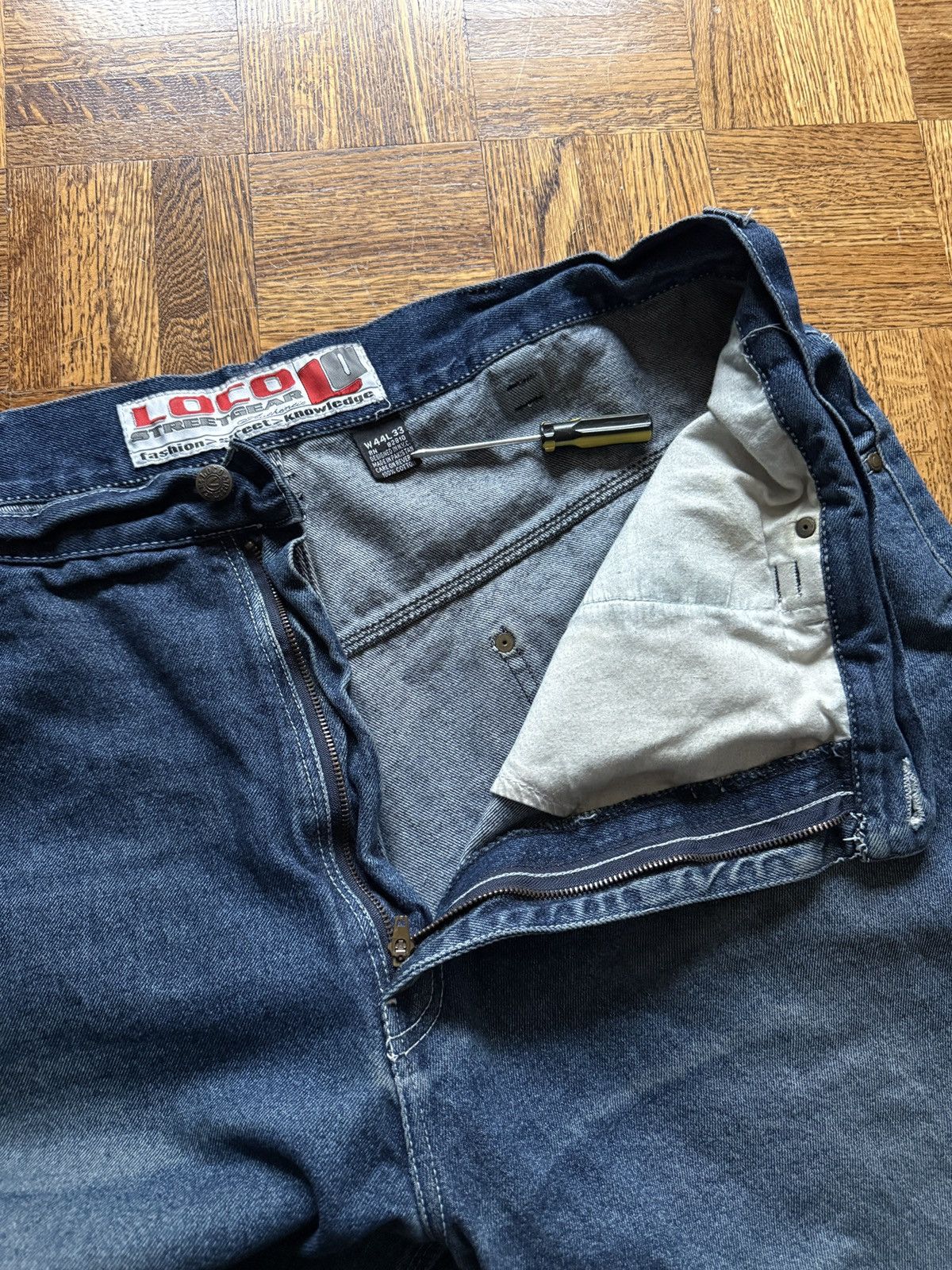 Vintage Vintage Y2K Loco Baggy Carpenter Denim Jeans Size US 44 / EU 60 - 8 Thumbnail