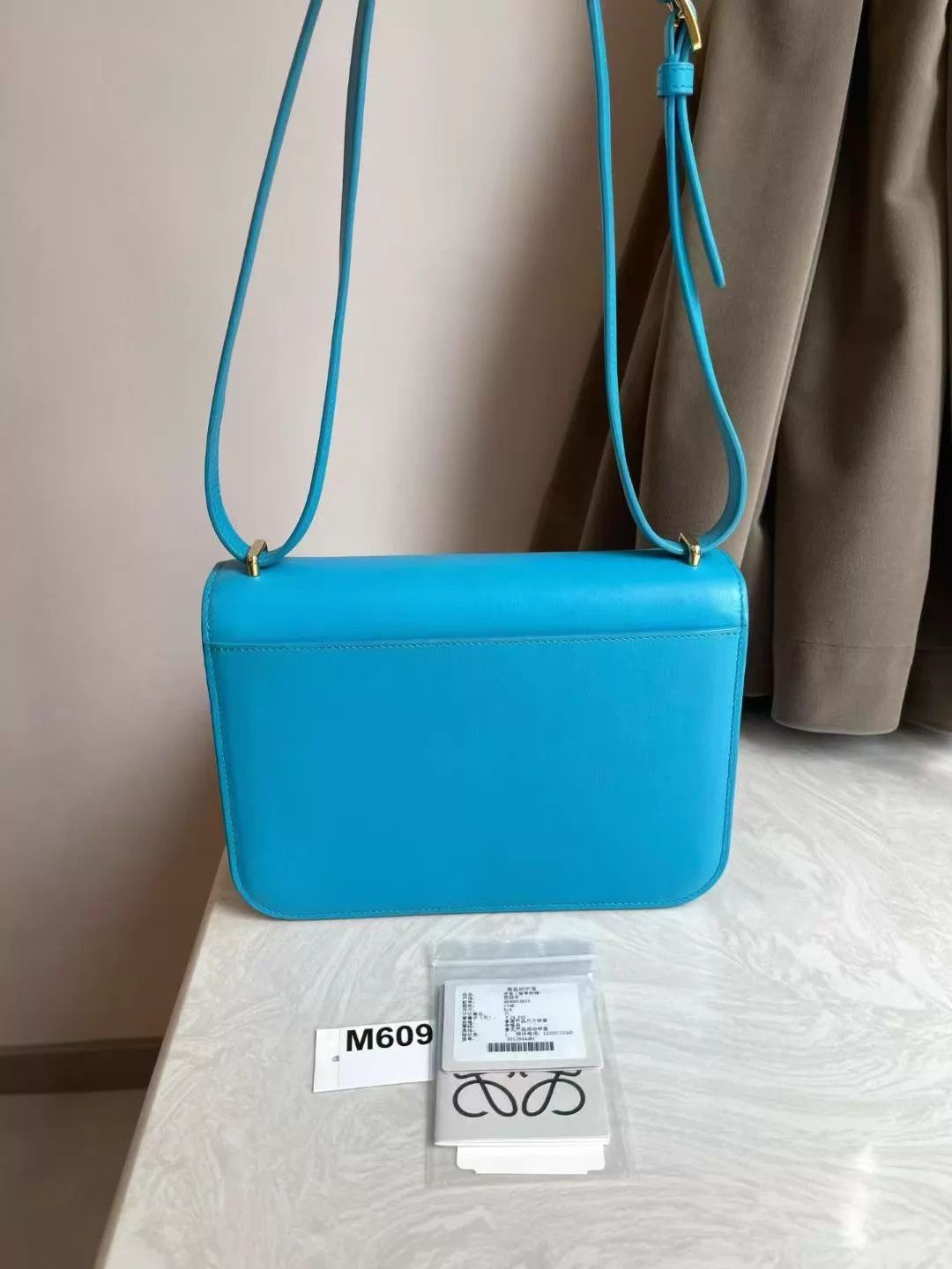 Loewe LOEWE Small Blue Tofu Crossbody Bag (like new) Size ONE SIZE - 5 Thumbnail