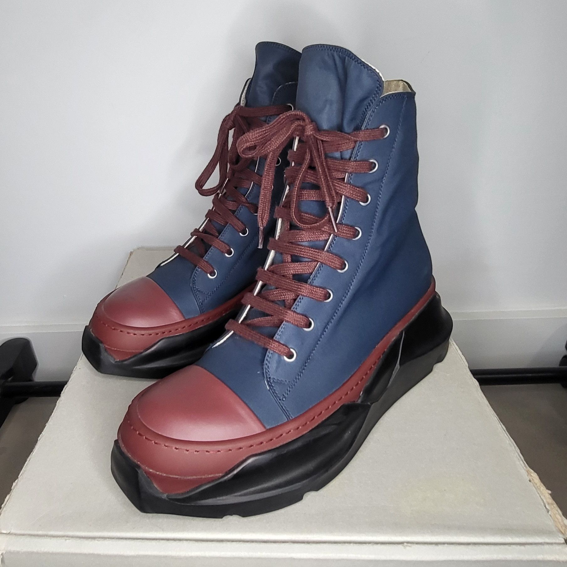 Rick Owens Drkshdw Rick Owens Abstract Ramones Platform FW20 PERFORMA Size US 8 / EU 41 - 3 Thumbnail